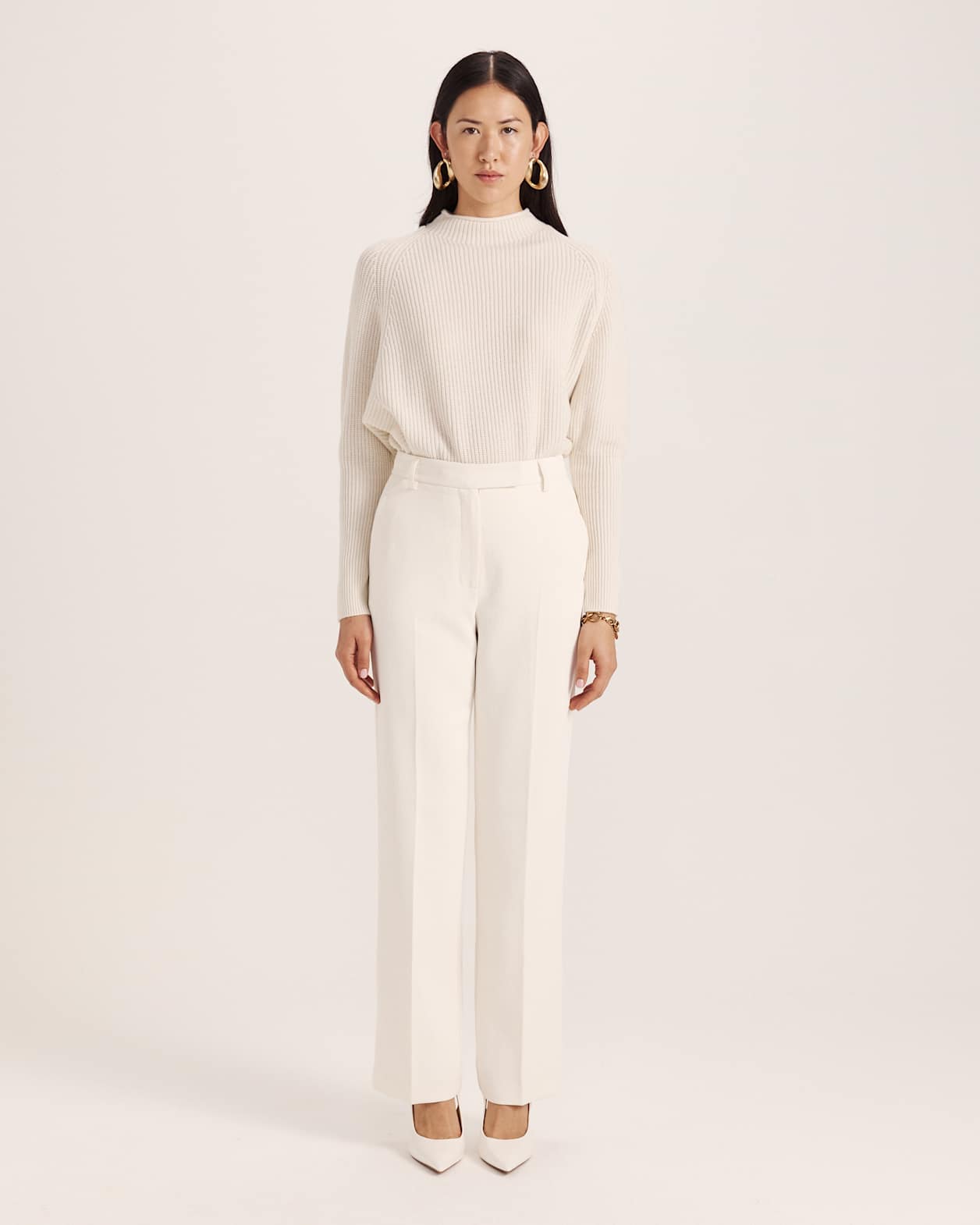 Dharma Straight Leg Pant in MILK
