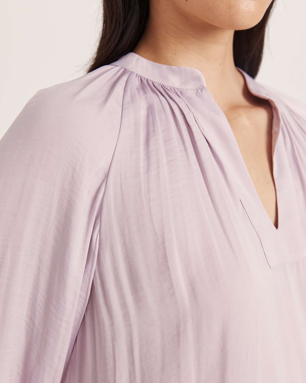 Lillian Tuck Top in PEONY