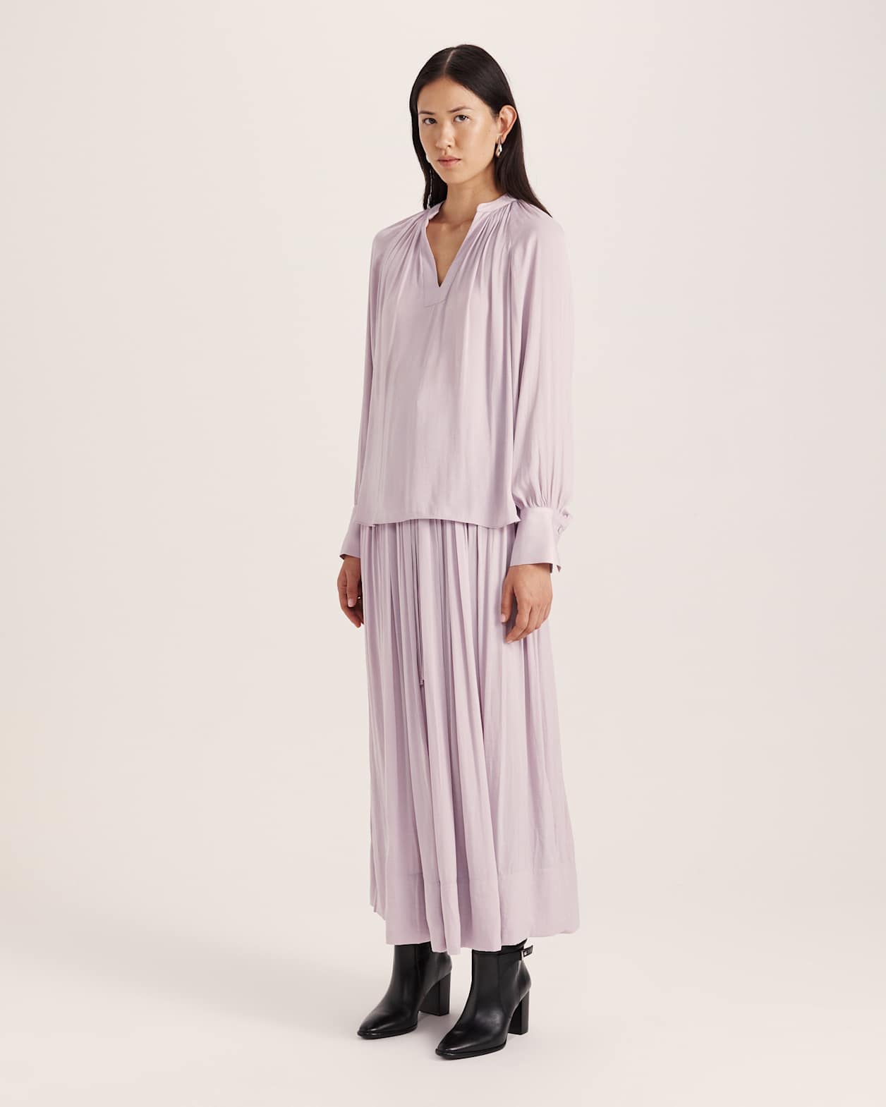Lillian Tuck Top in PEONY