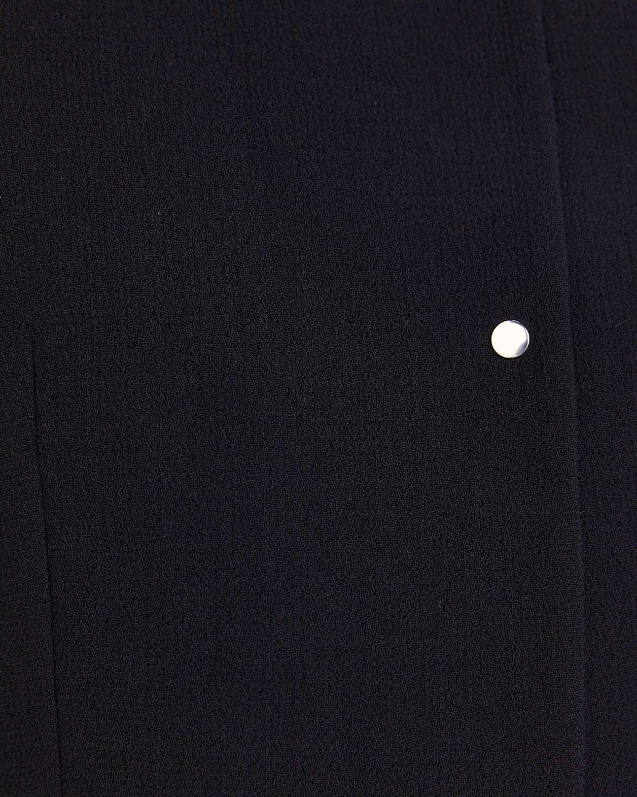 Raya Wool Crepe Cropped Jacket in BLACK