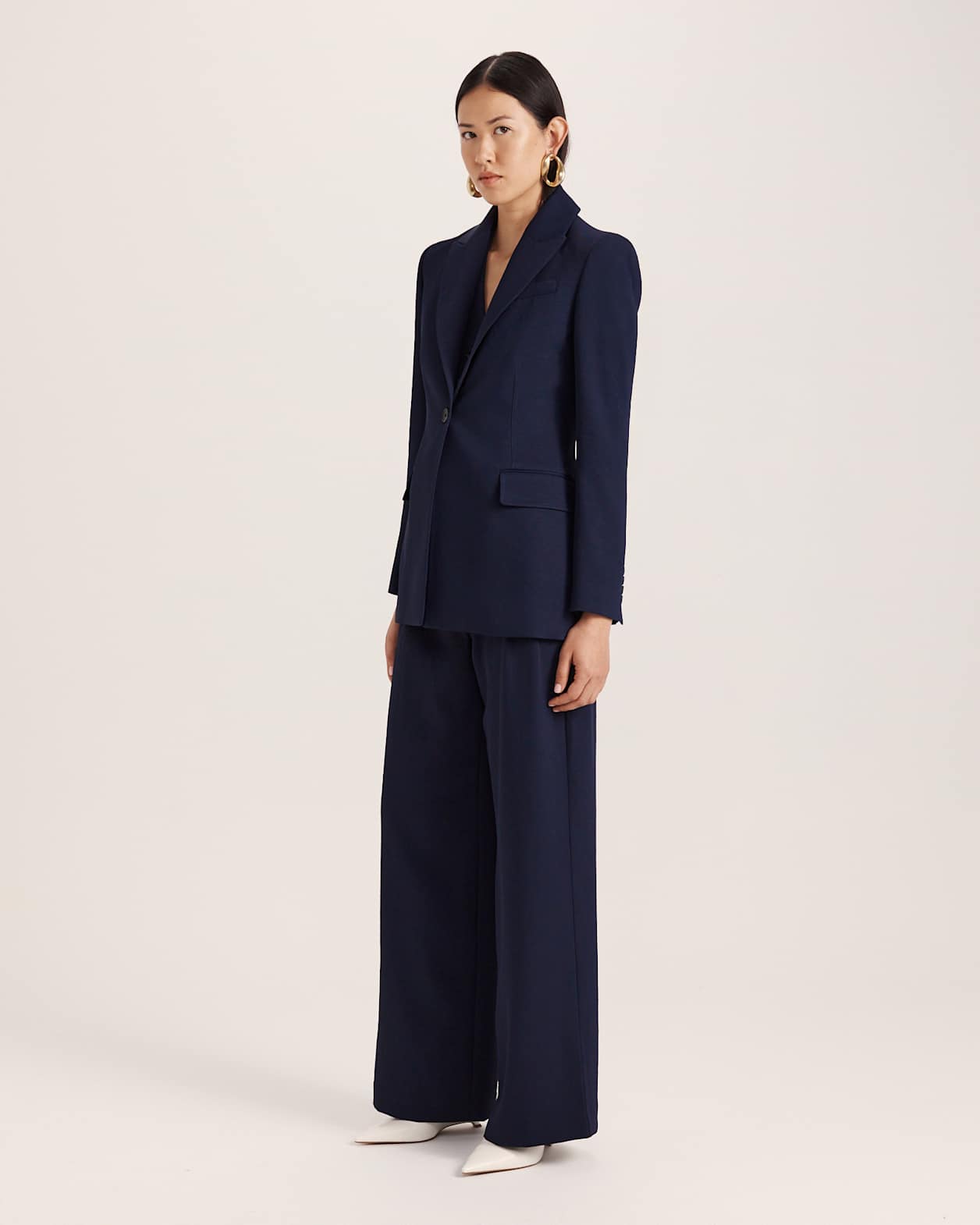 Dharma Stitch Detail Blazer in MIDNIGHT