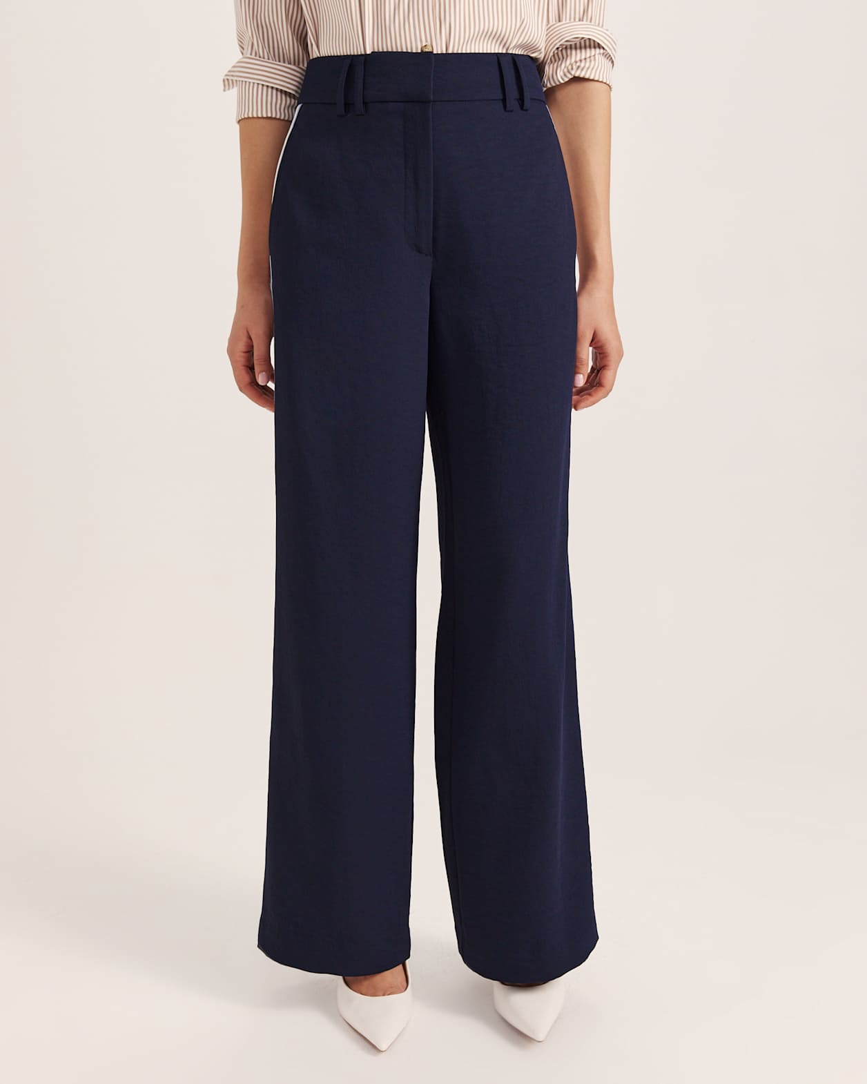 Dharma Stripe Pant in MIDNIGHT