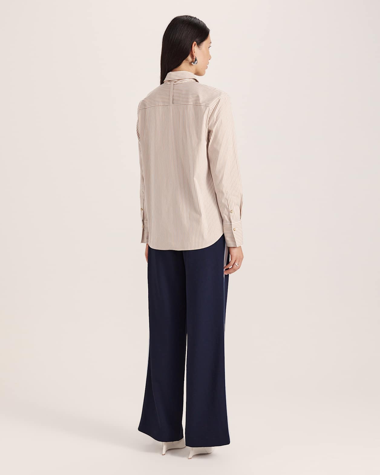 Totti Tie Stripe Shirt in MULTI