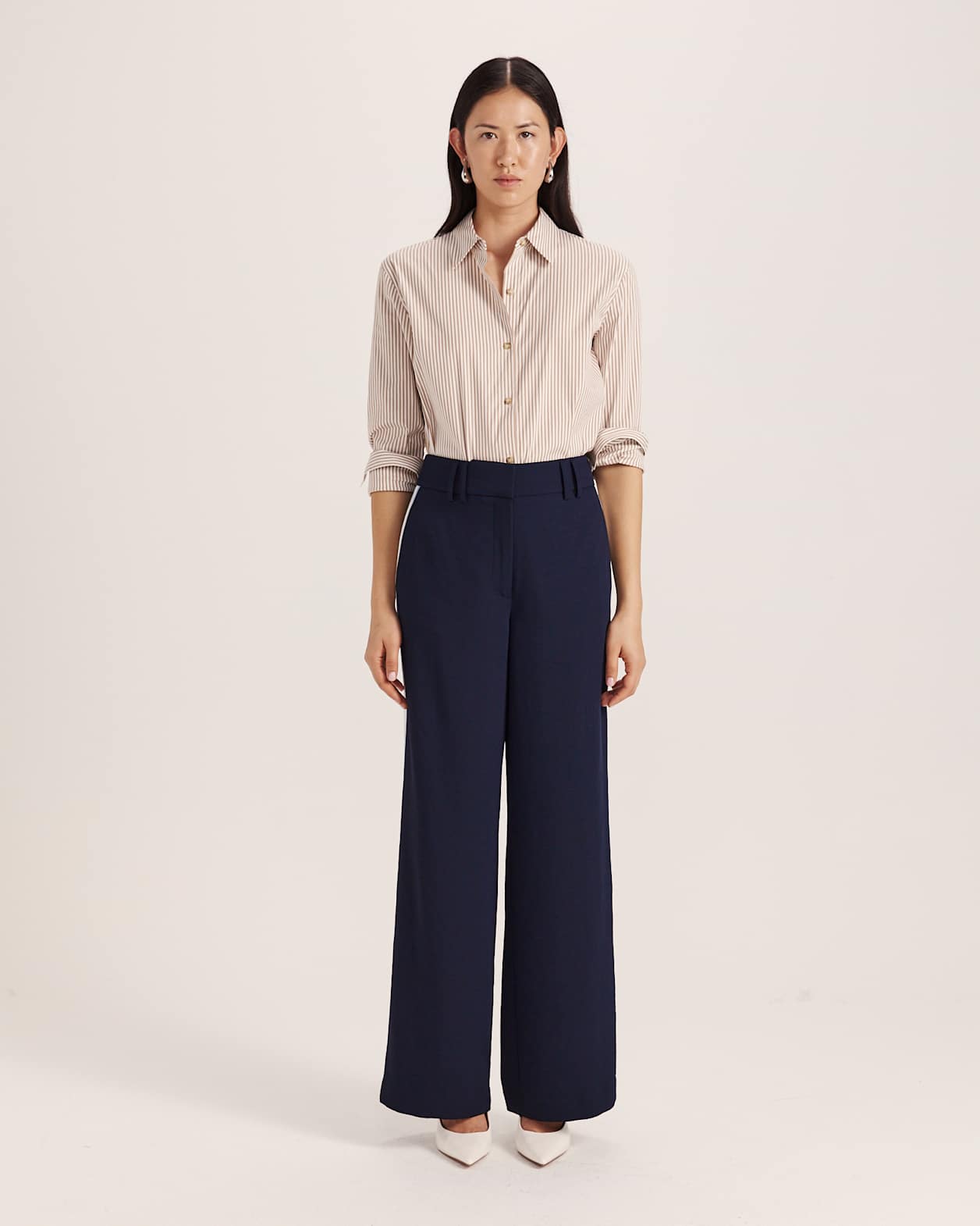 Dharma Stripe Pant in MIDNIGHT