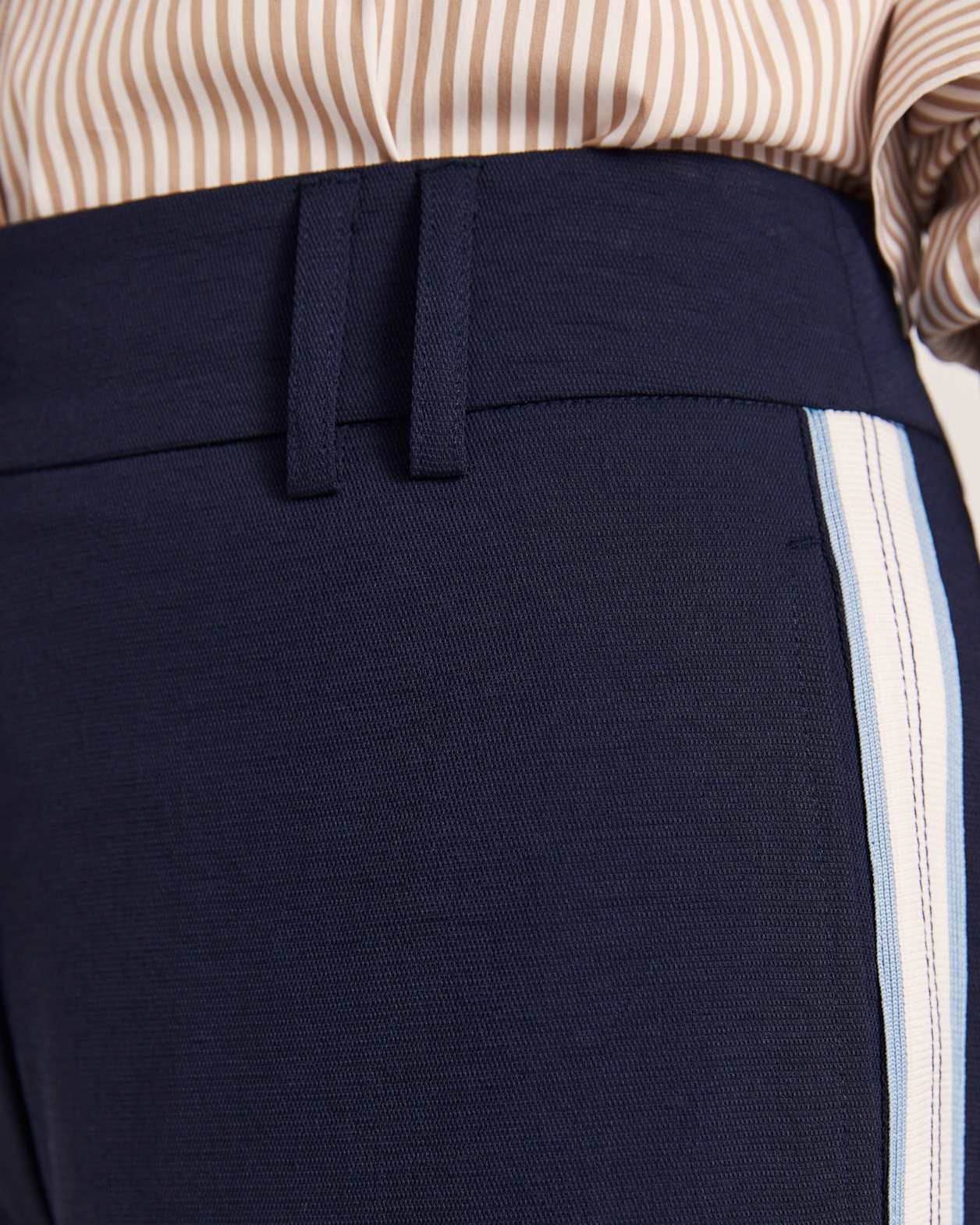 Dharma Stripe Pant in MIDNIGHT