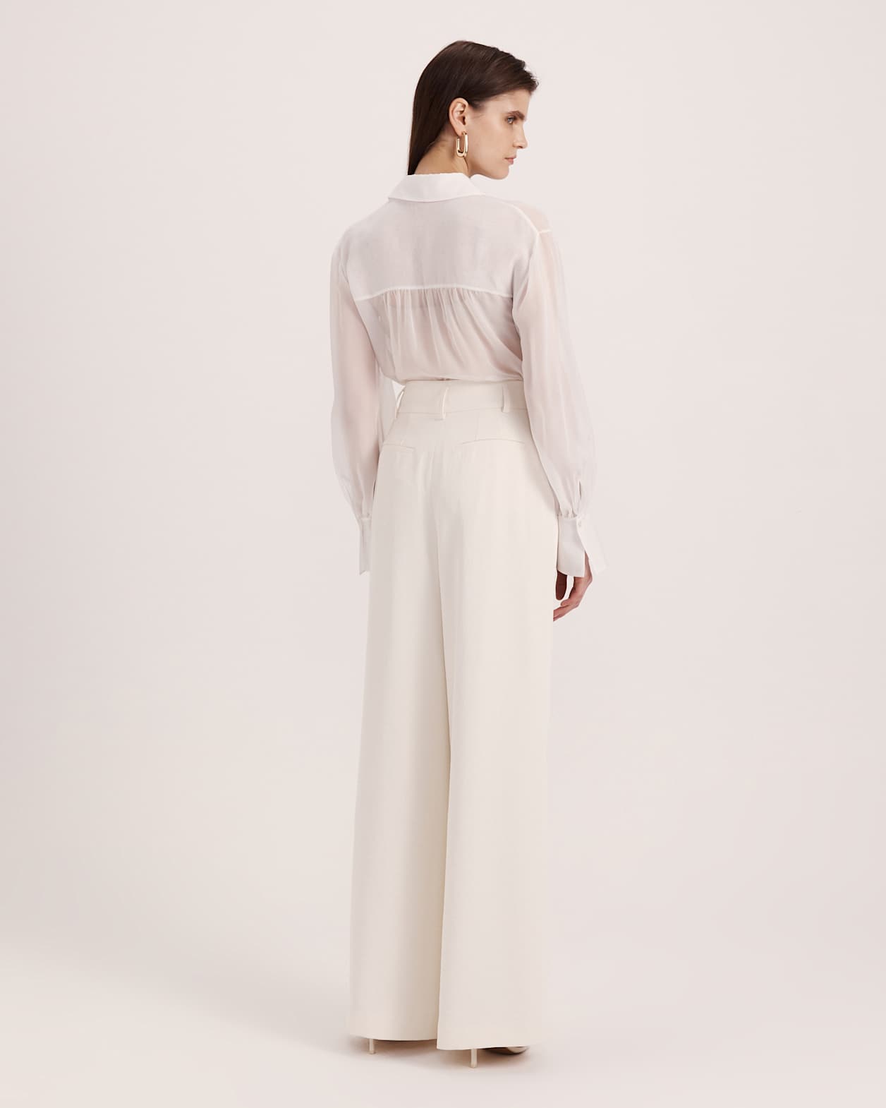 Dharma Pleat Front Pant in MILK