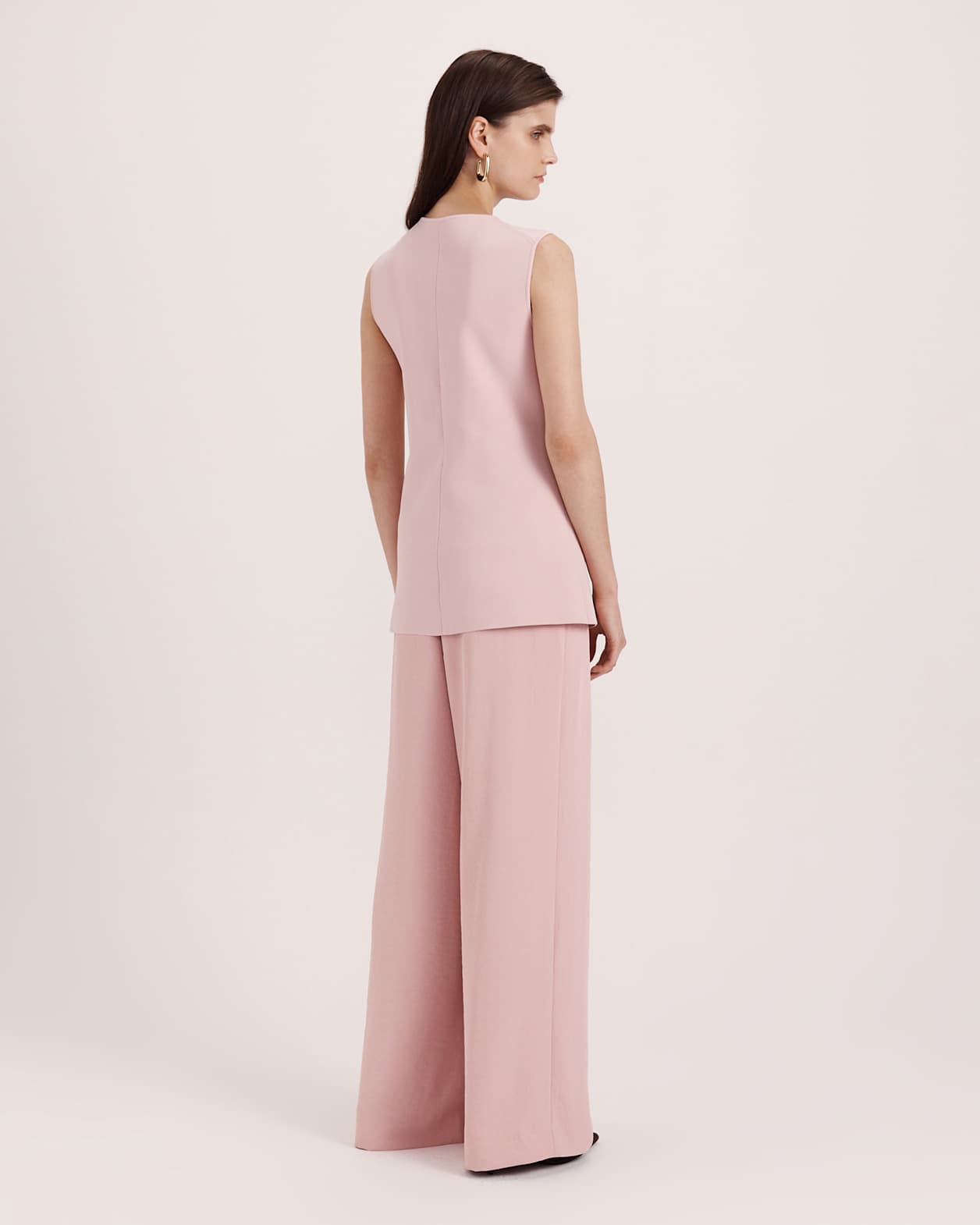 Mia Milano Knit Vest in ROSE