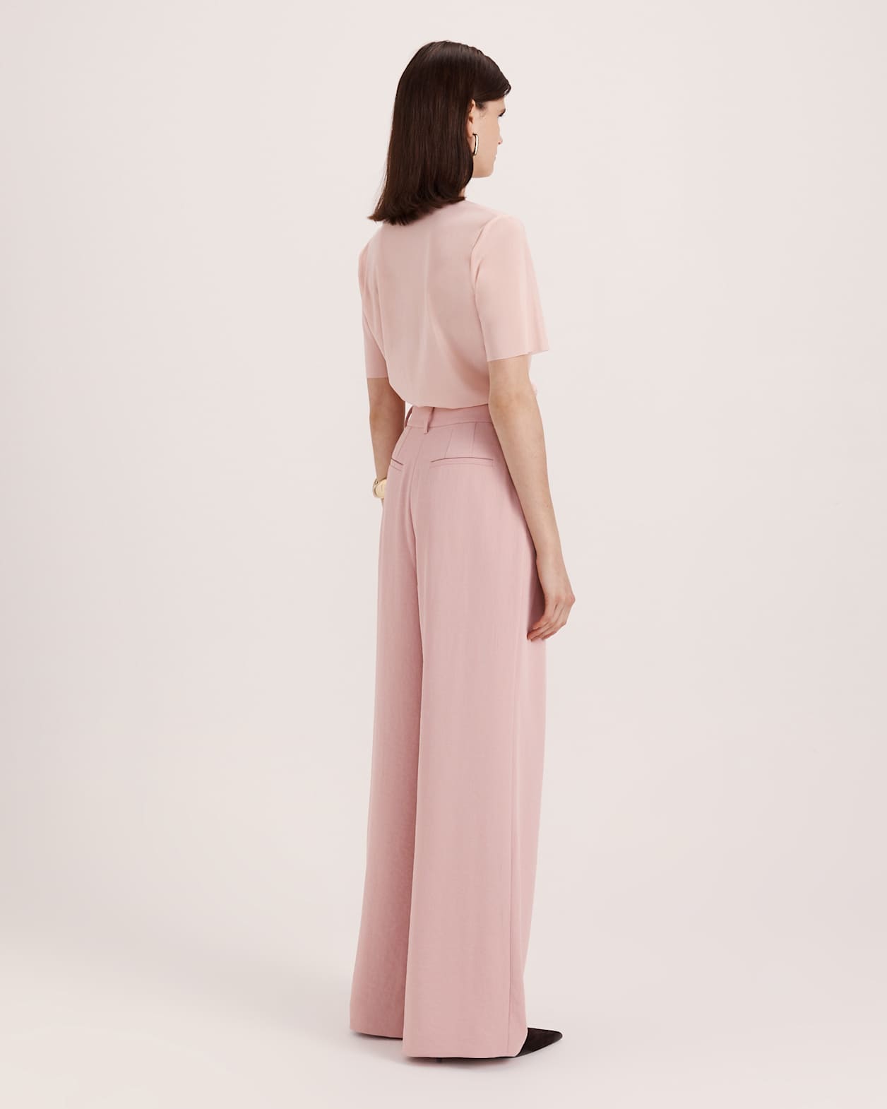 Dharma Pleat Front Pant in ROSE