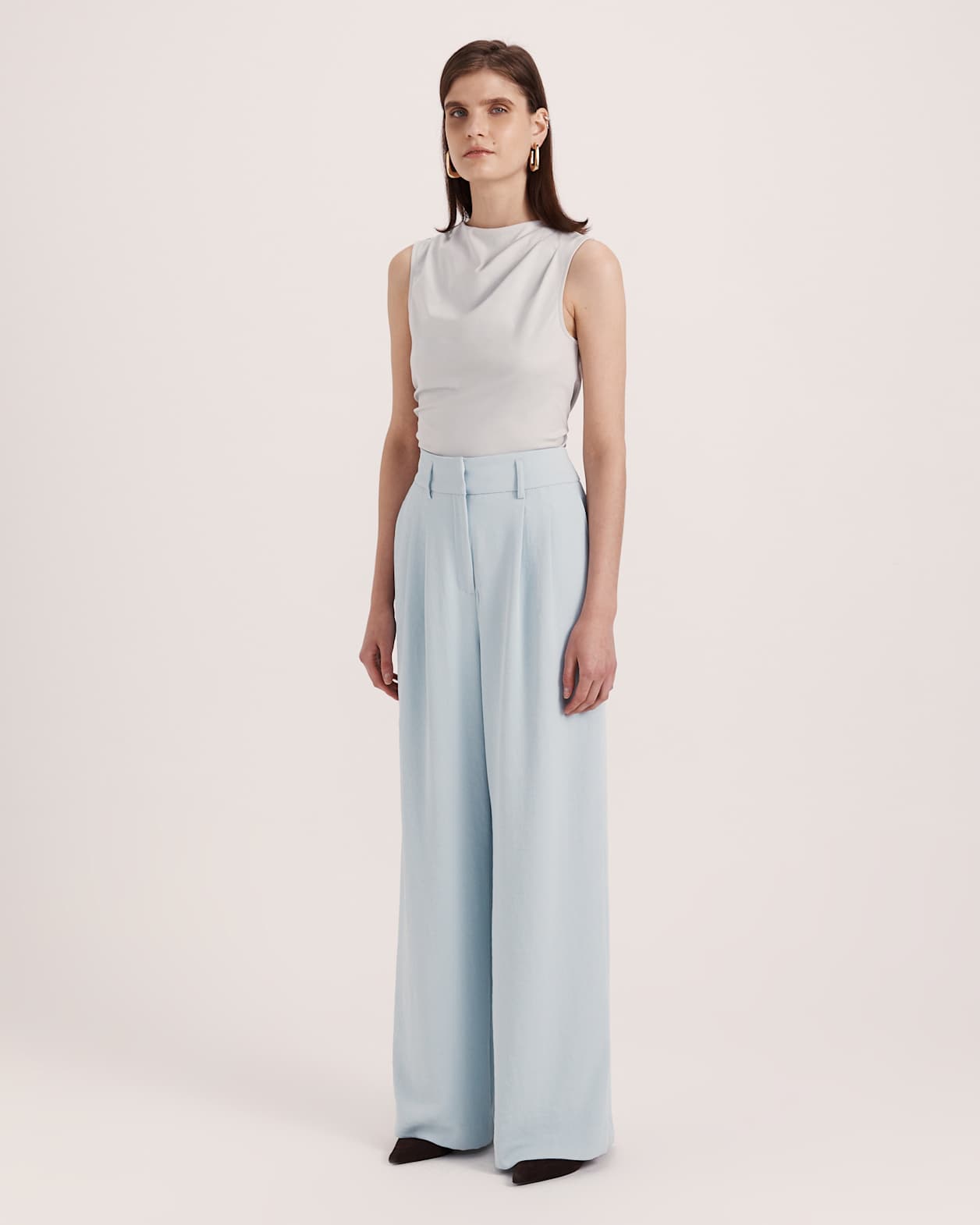 Dharma Pleat Front Pant in SPEARMINT