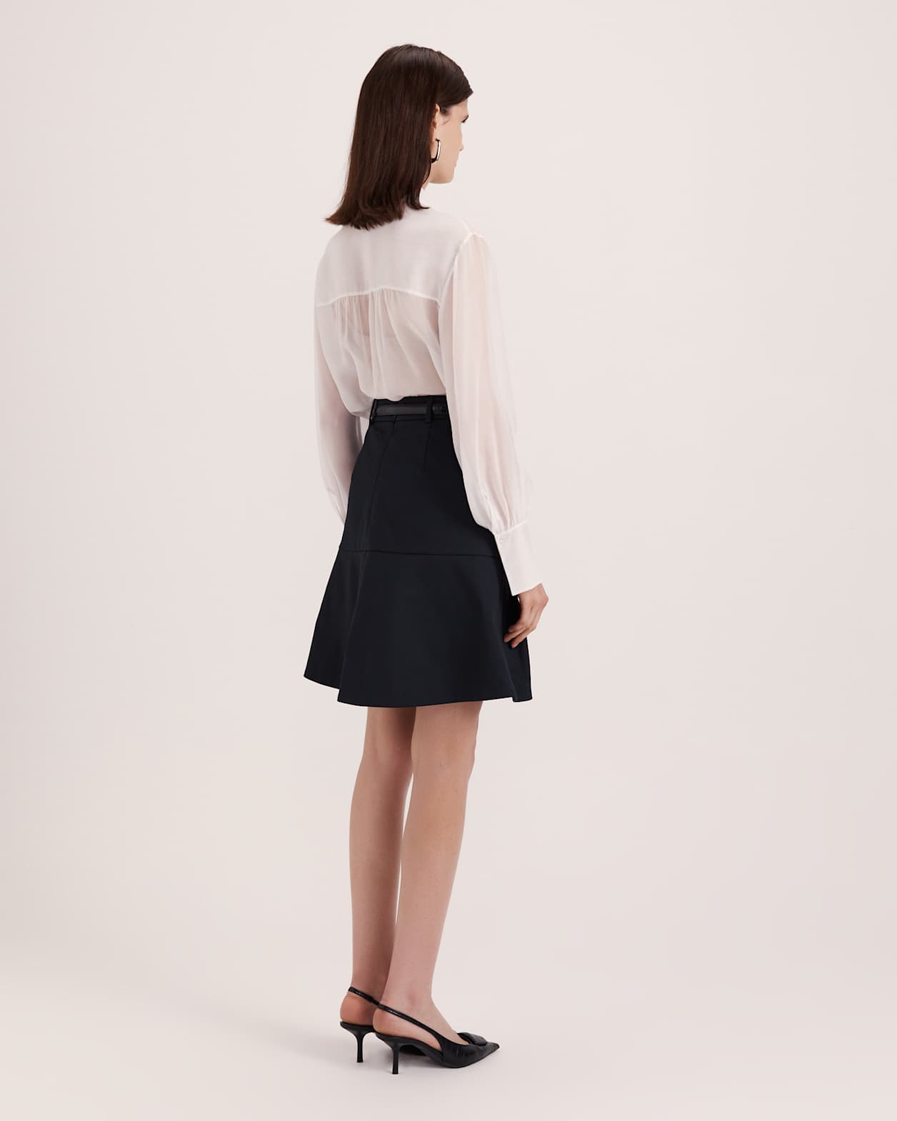 Tia Suit Skirt in BLACK
