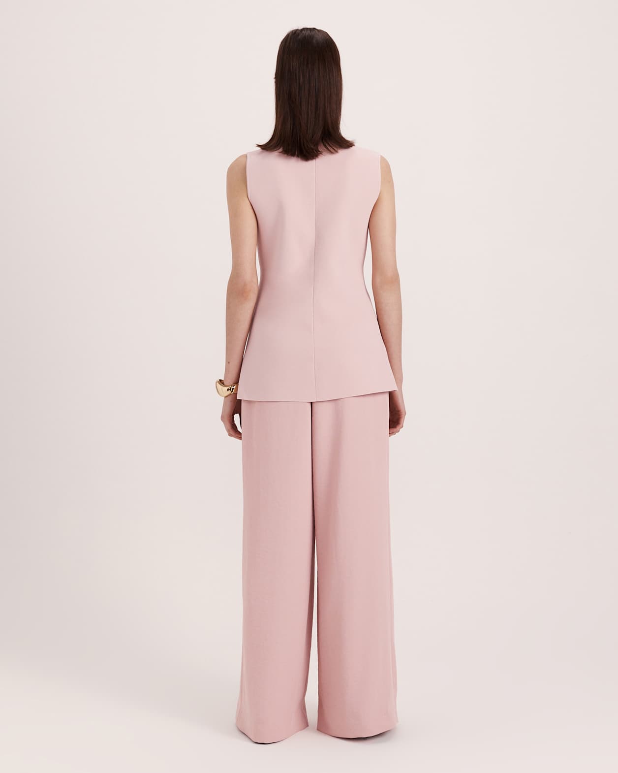 Mia Milano Knit Vest in ROSE