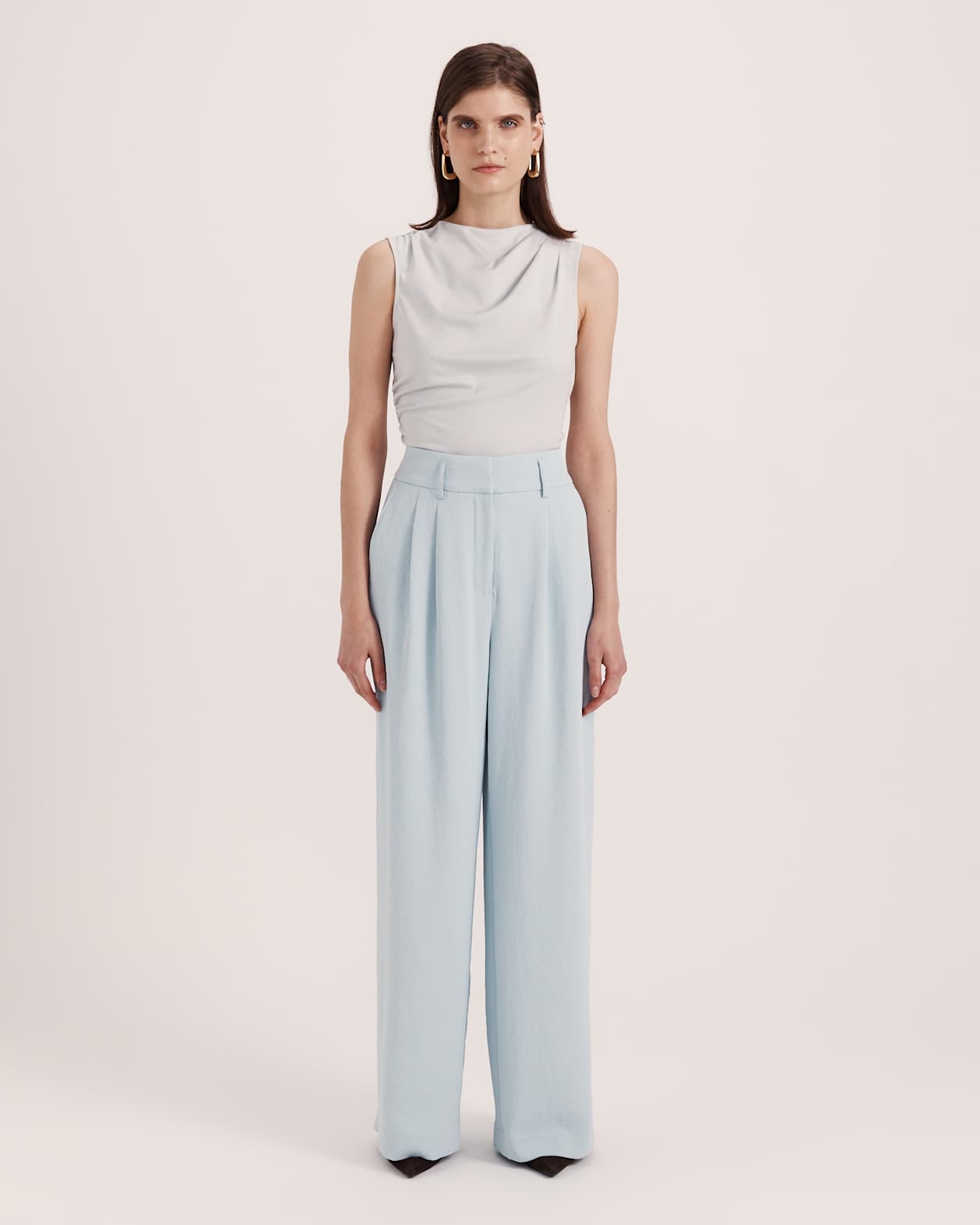 Dharma Pleat Front Pant in SPEARMINT