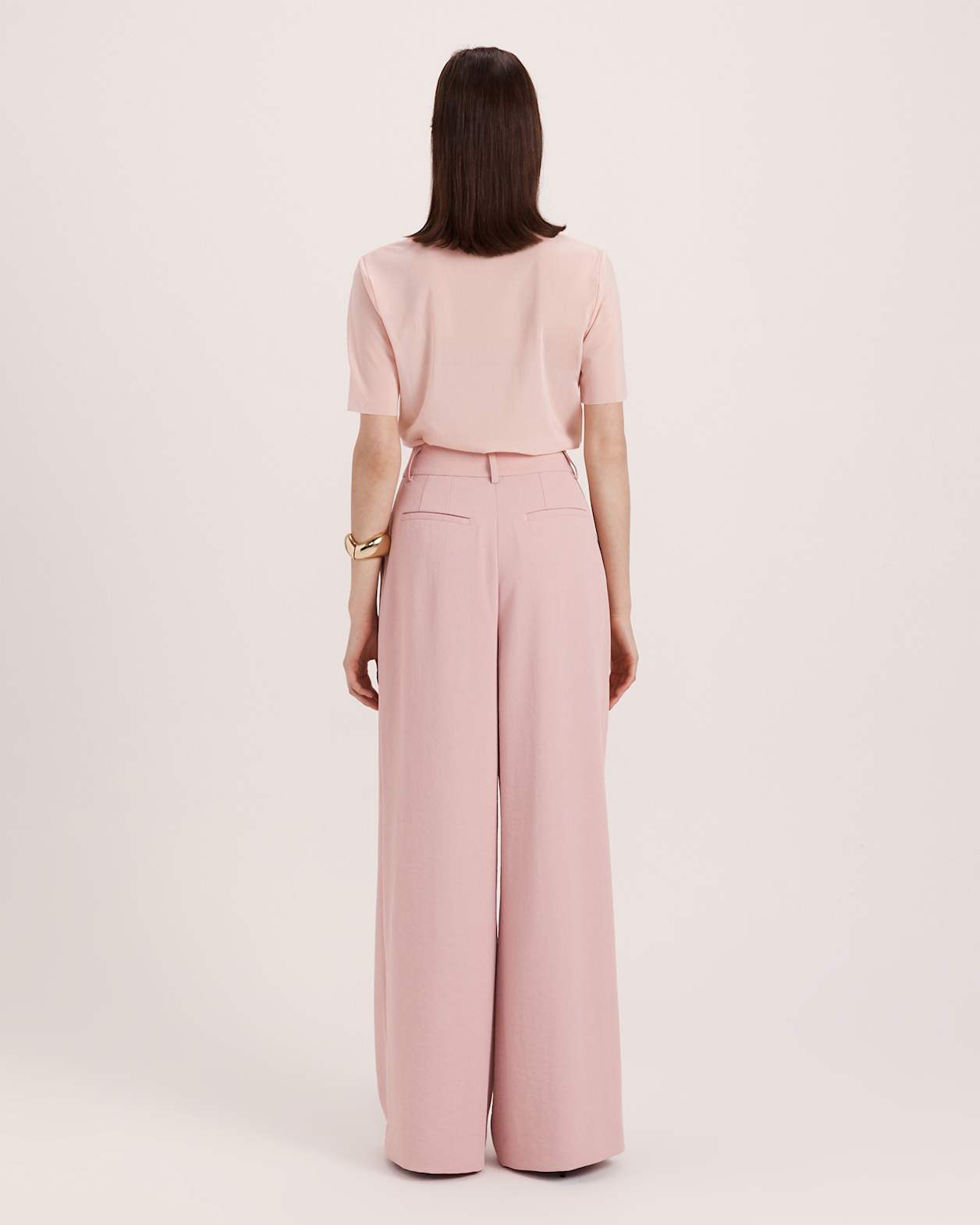 Dharma Pleat Front Pant in ROSE