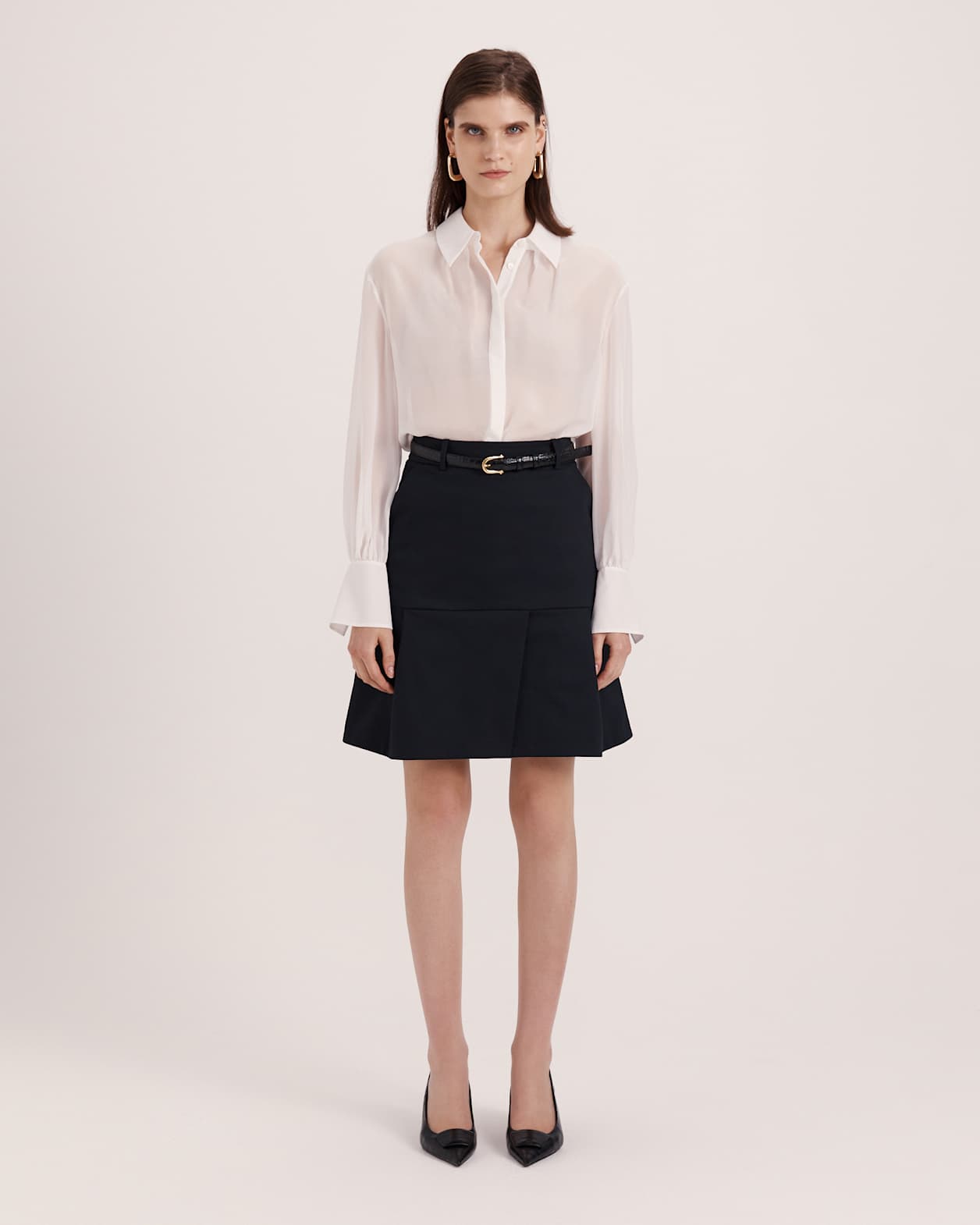 Tia Suit Skirt in BLACK