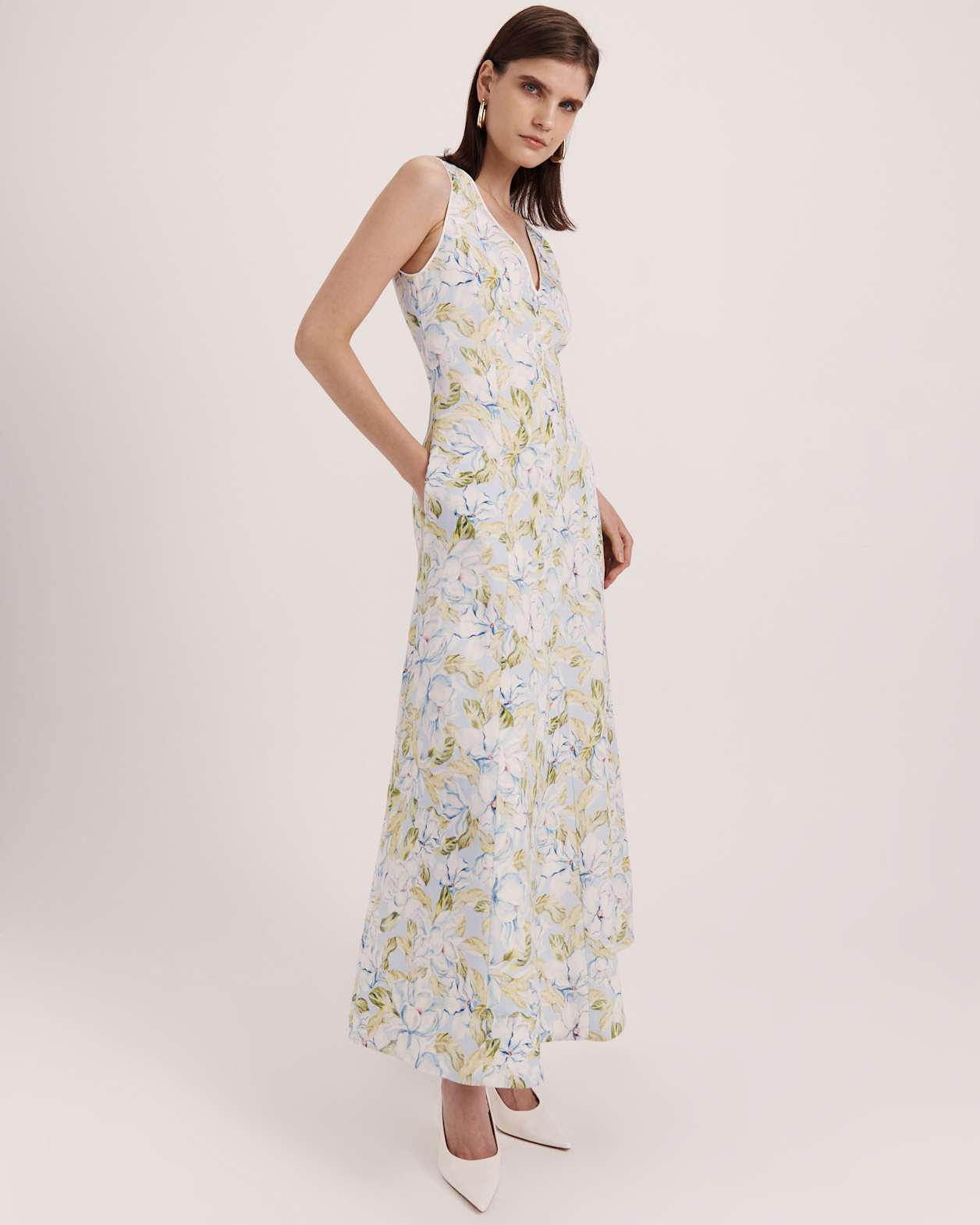 Florentine Midi Dress in MULTI