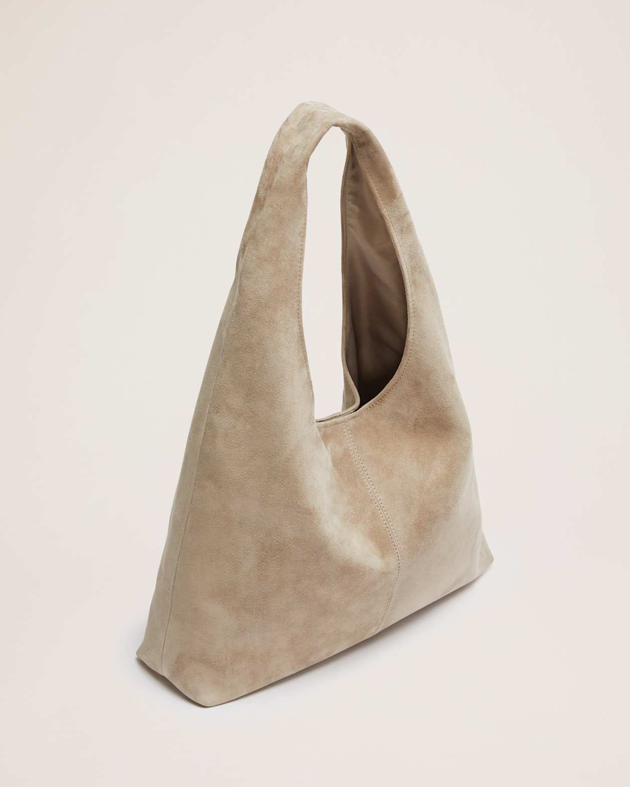 Nadia Suede Bag in MINK