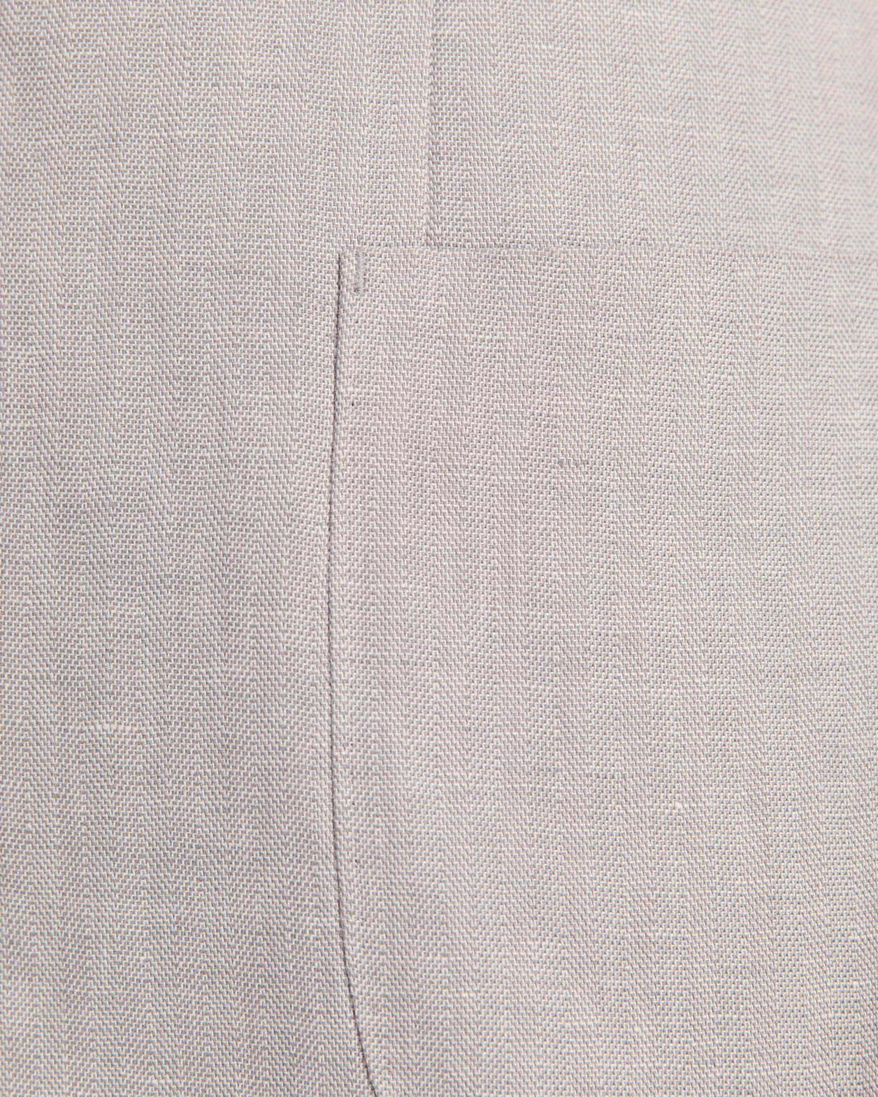 Lucian Cotton Linen Suit Jacket in SILVER