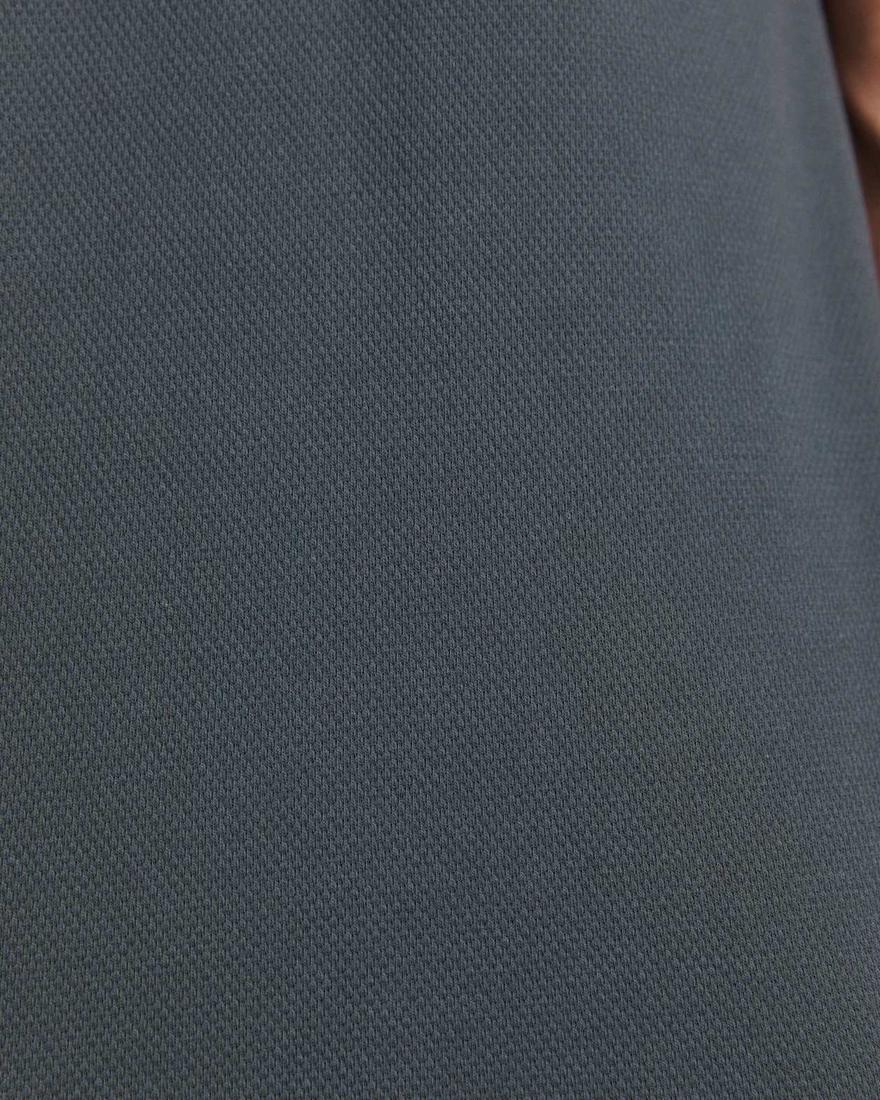 Kane Cotton Blend Waffle Polo in GREEN