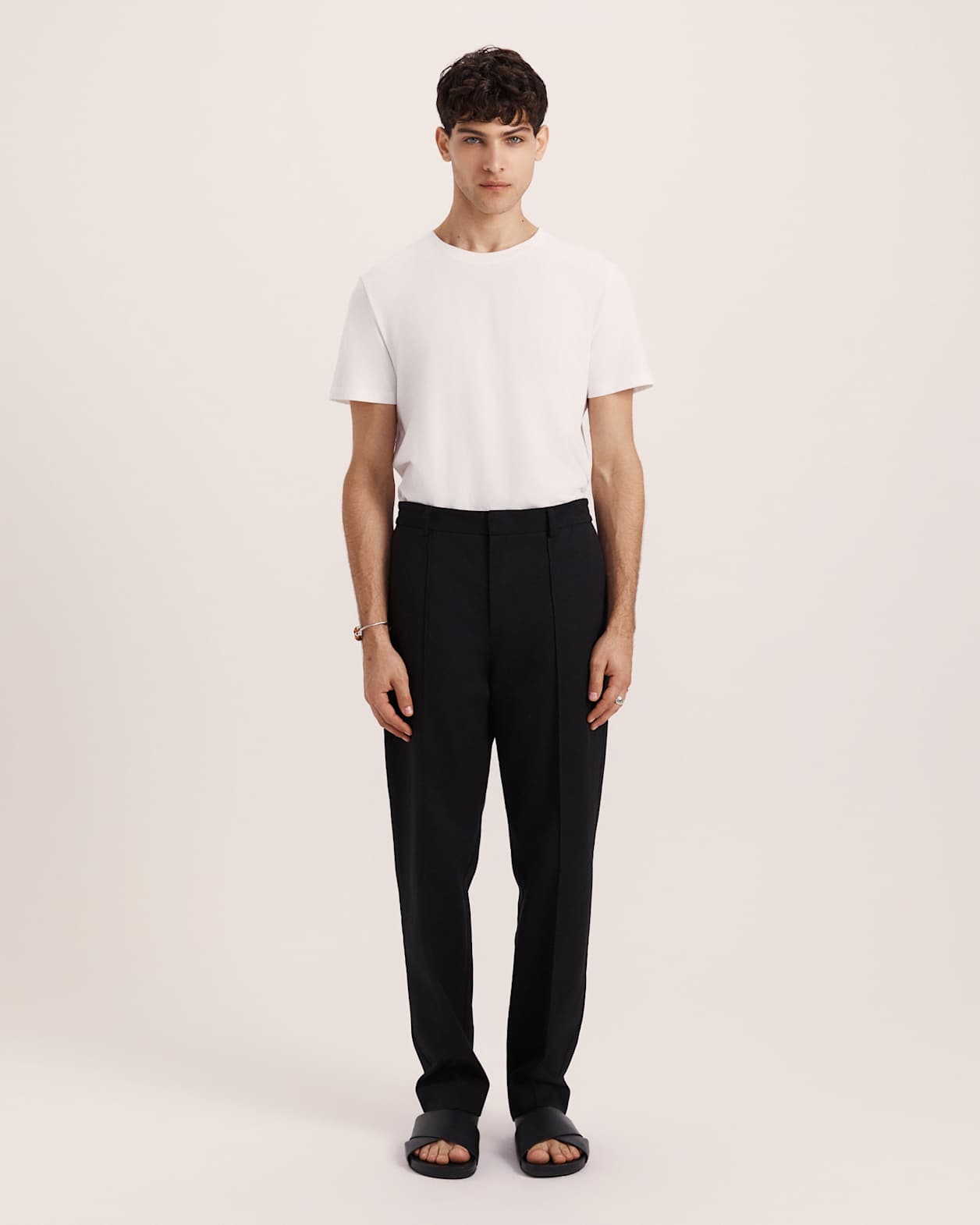 Apollo Cotton Tencel Pant in BLACK