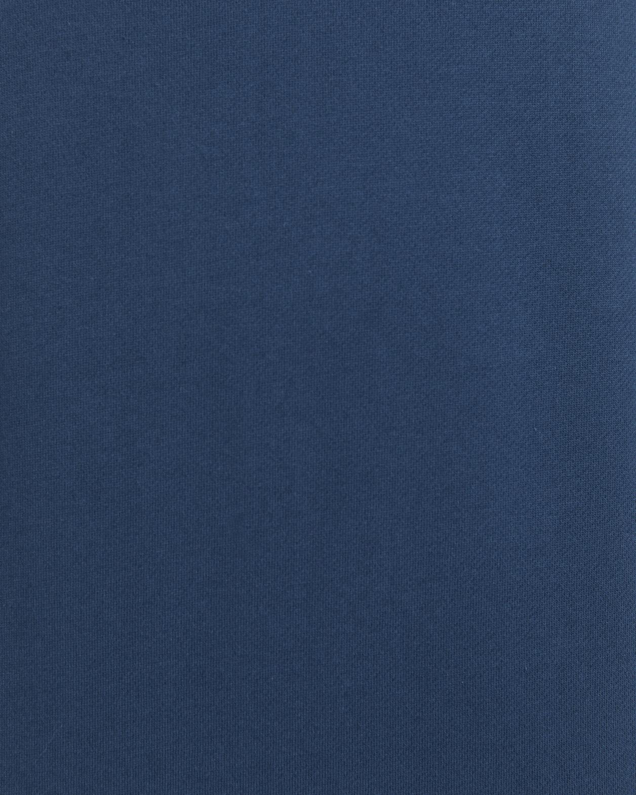Farrow Quarter Zip Cotton Sweat in STEEL BLUE