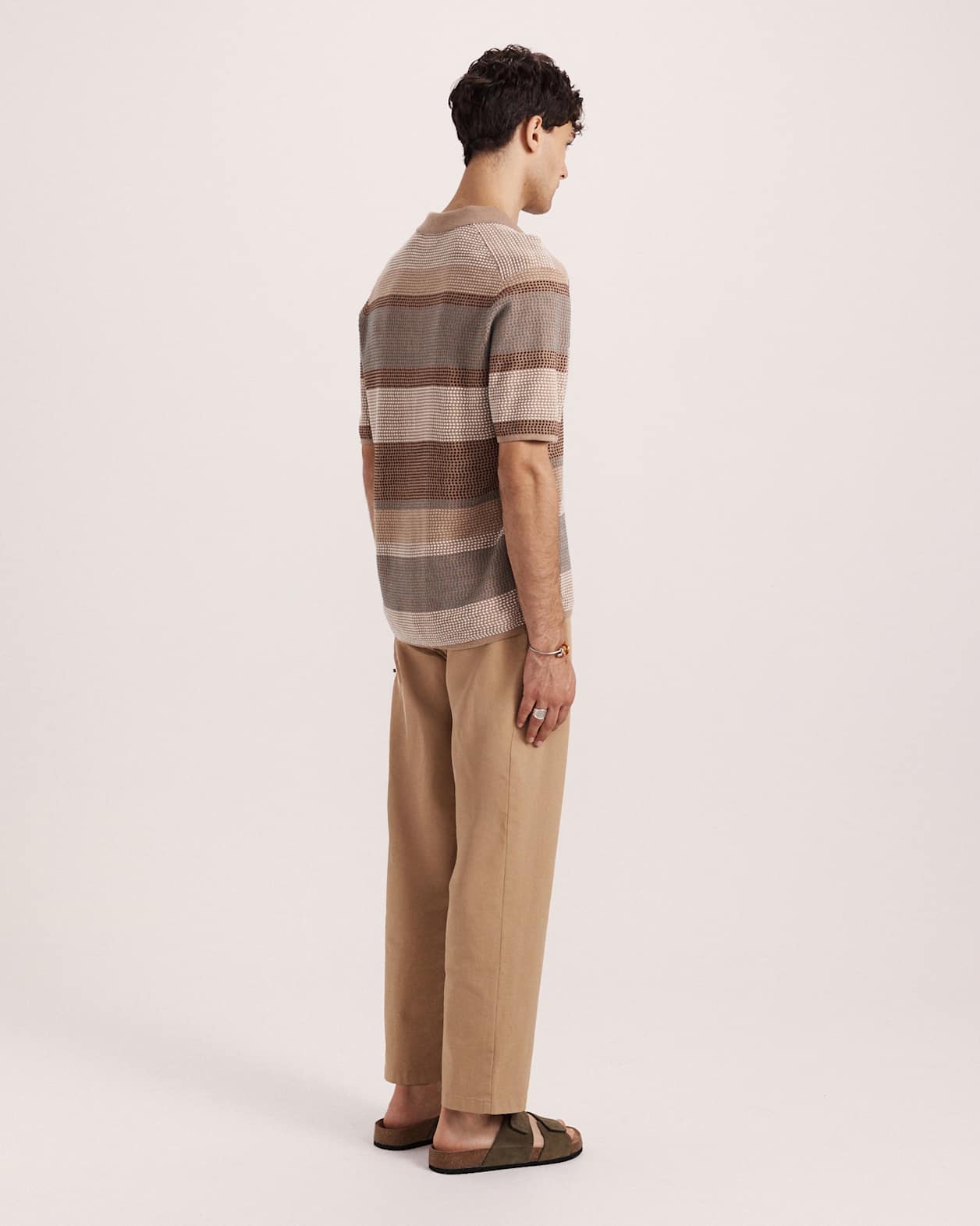 Philipe Cotton Knit Polo in MULTI