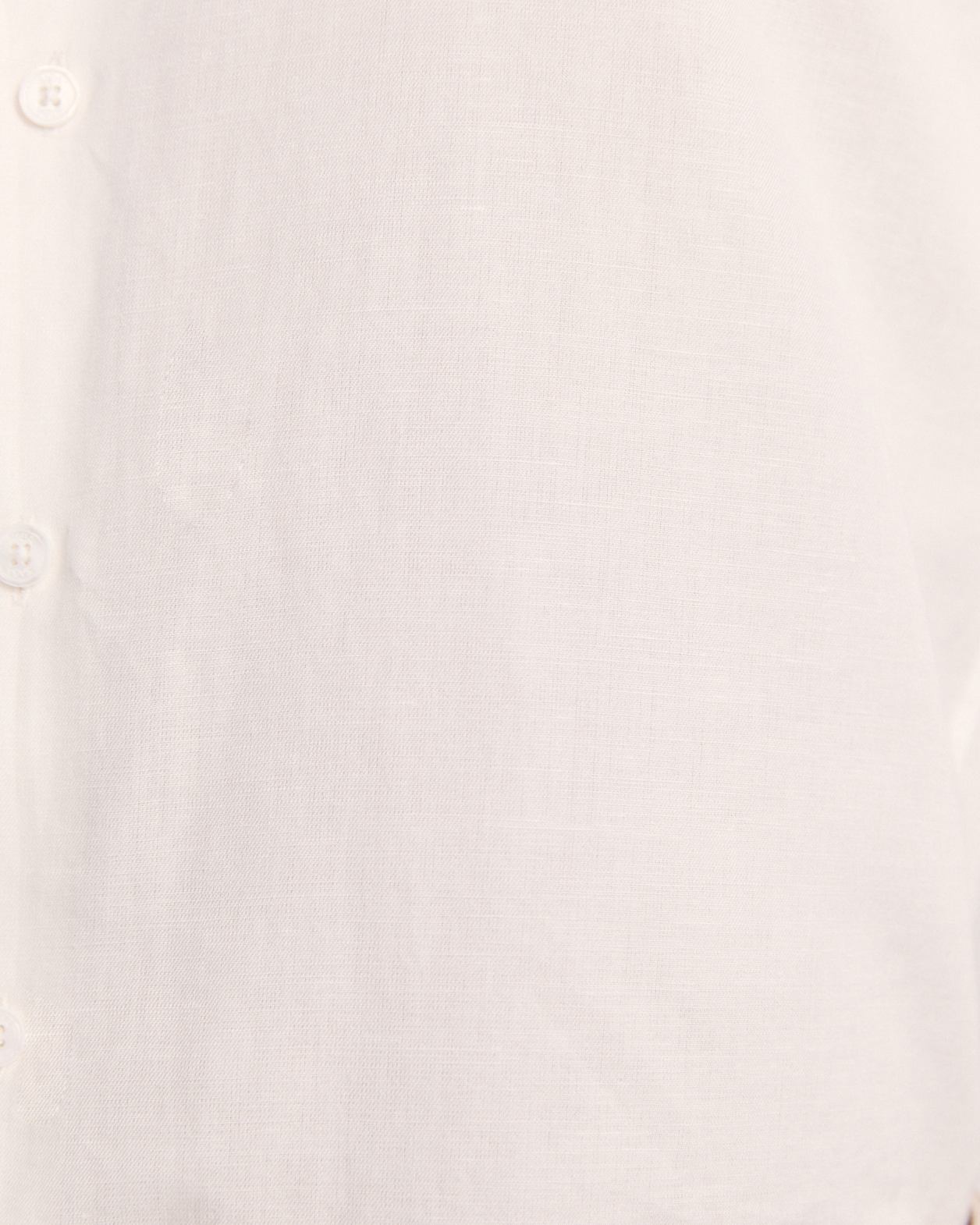 Reeves Long Sleeve Classic Linen Cotton Shirt in IVORY