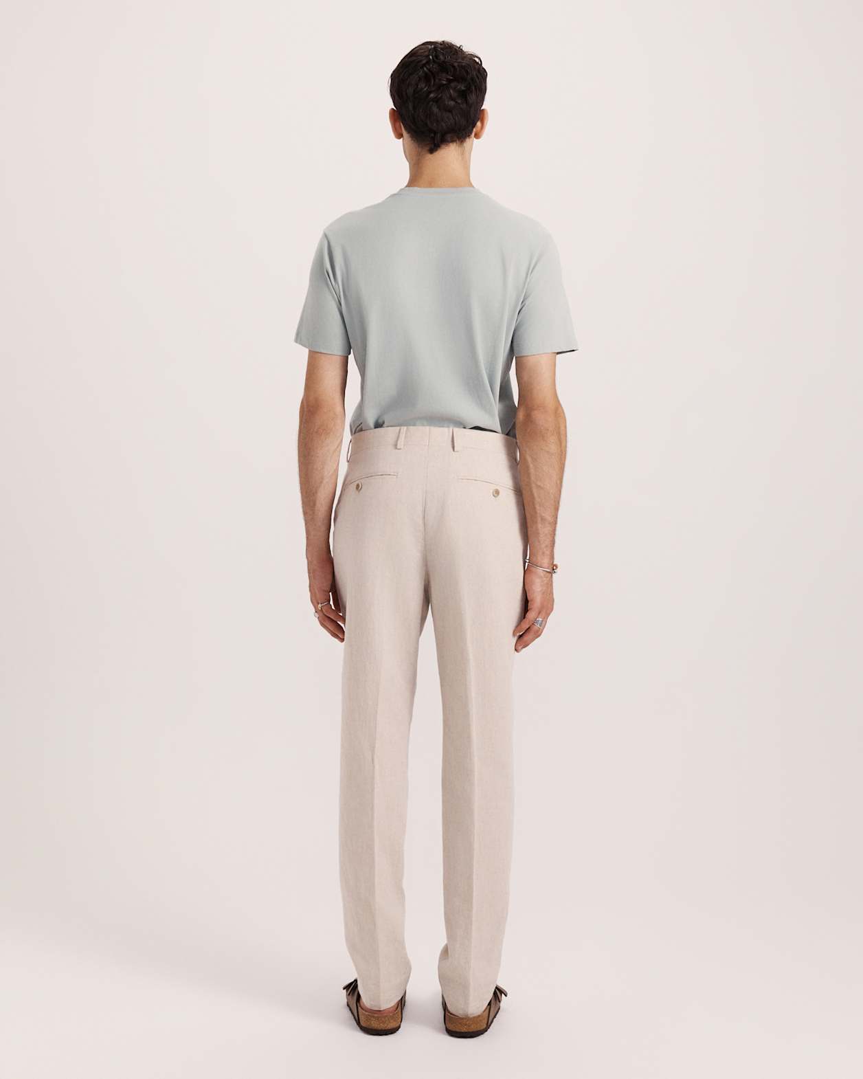 Elias Linen Cotton Pant in OATMEAL