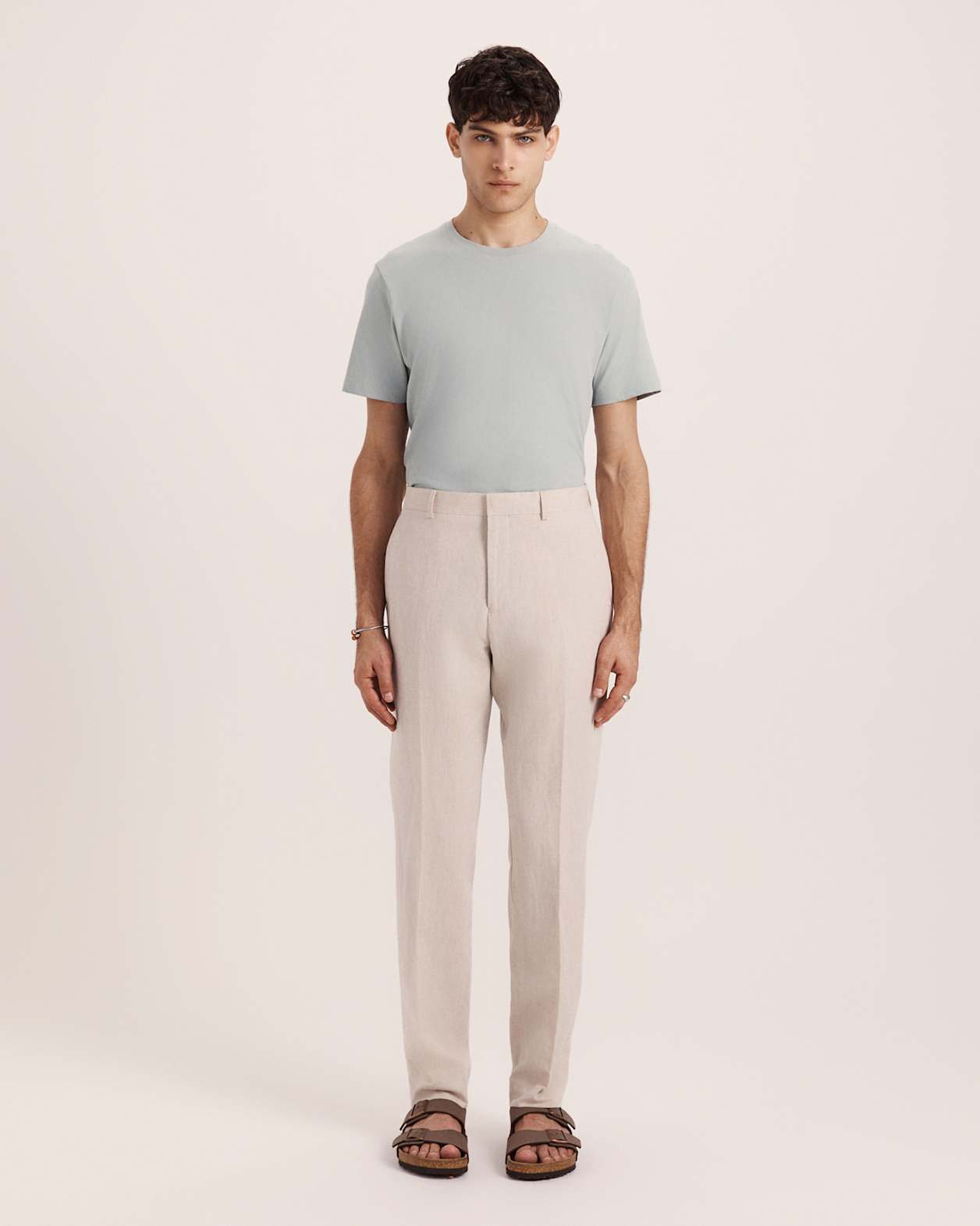 Elias Linen Cotton Pant in OATMEAL