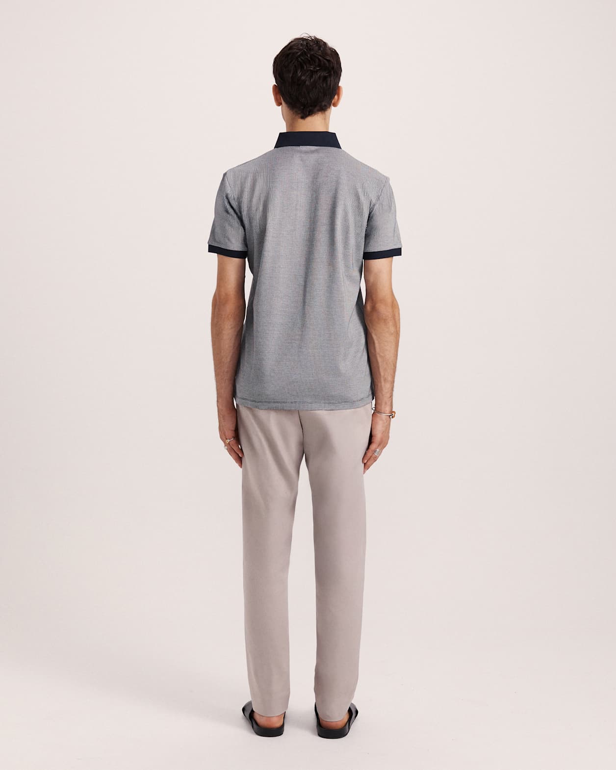 Phoenix Cotton Polo in NAVY