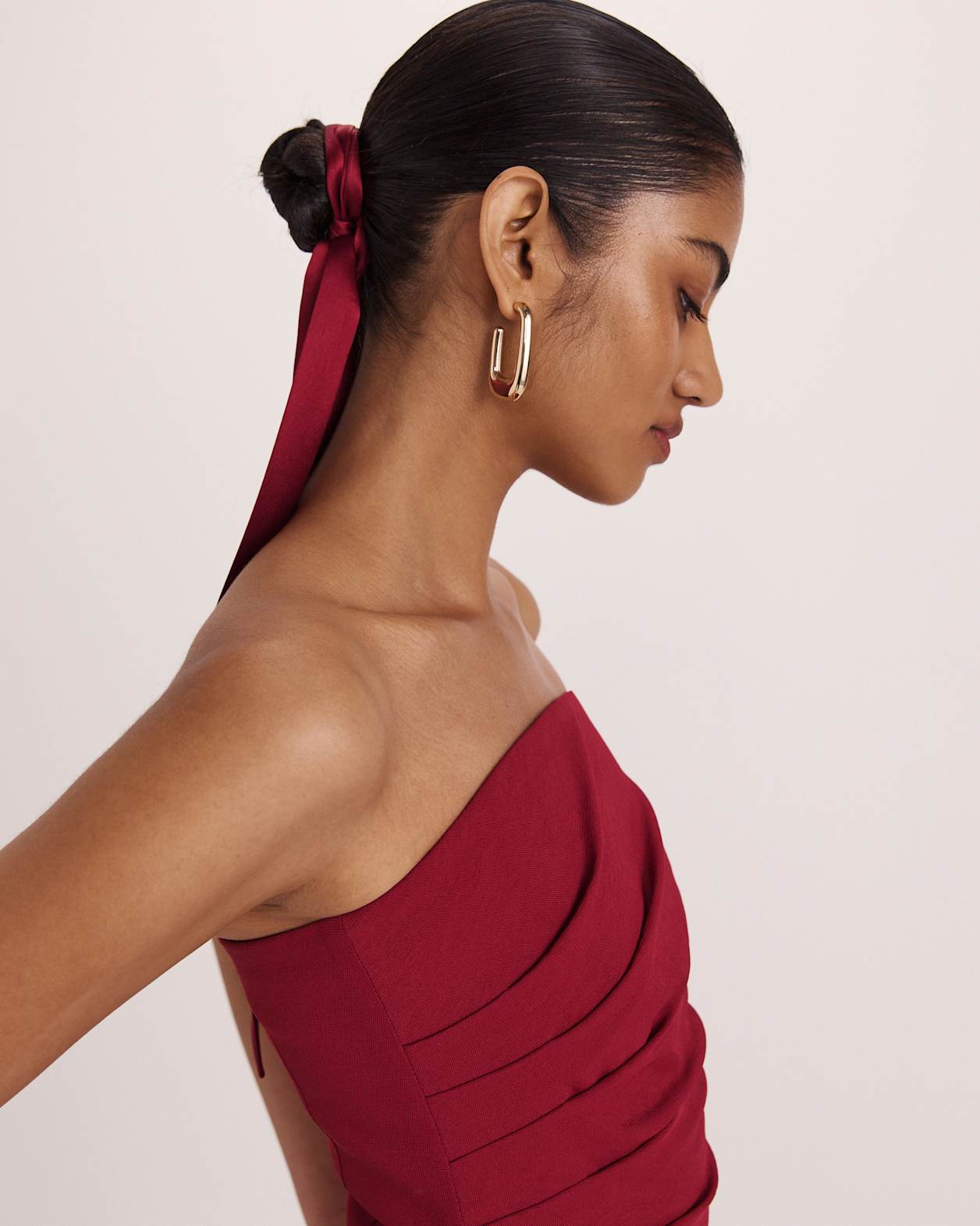 Dharma Column Dress in RASPBERRY