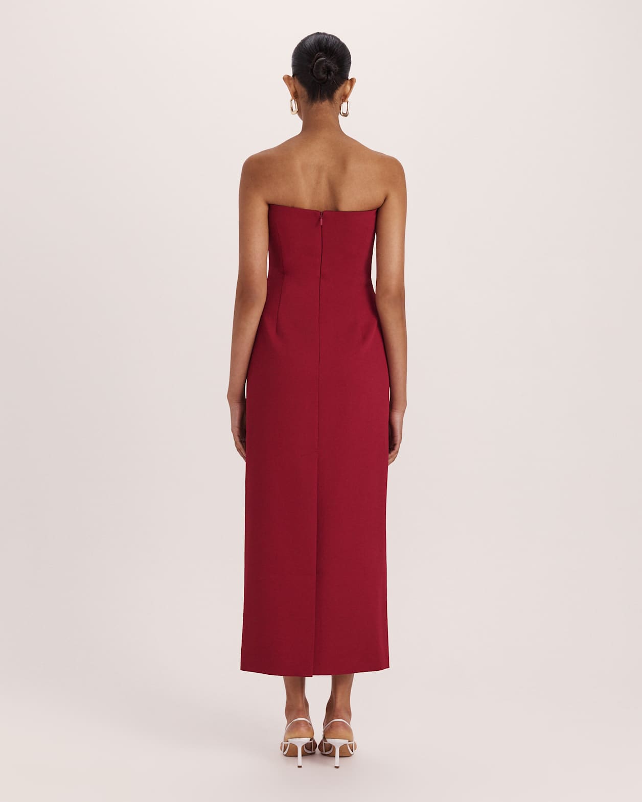 Dharma Column Dress in RASPBERRY