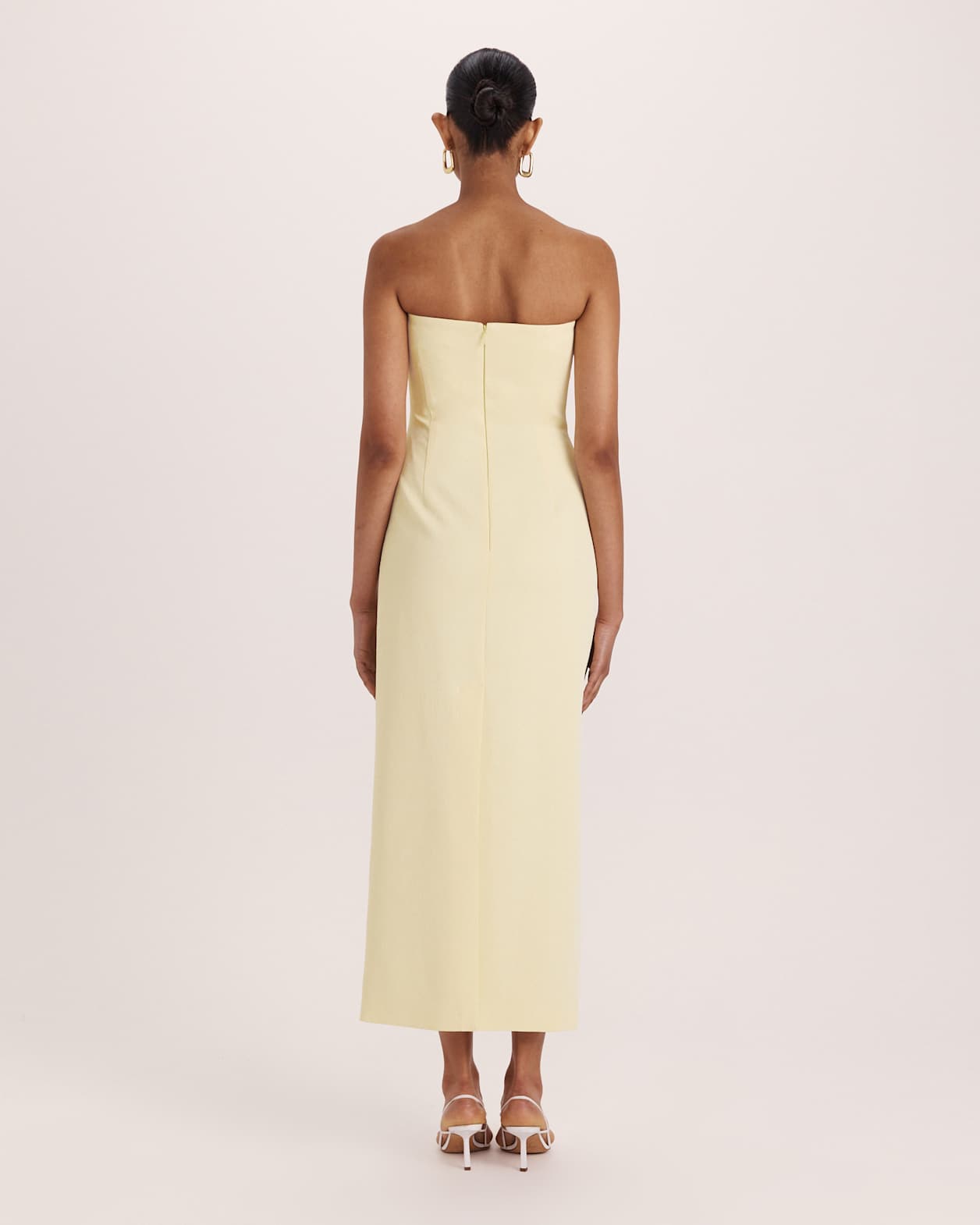 Dharma Column Dress in BUTTER