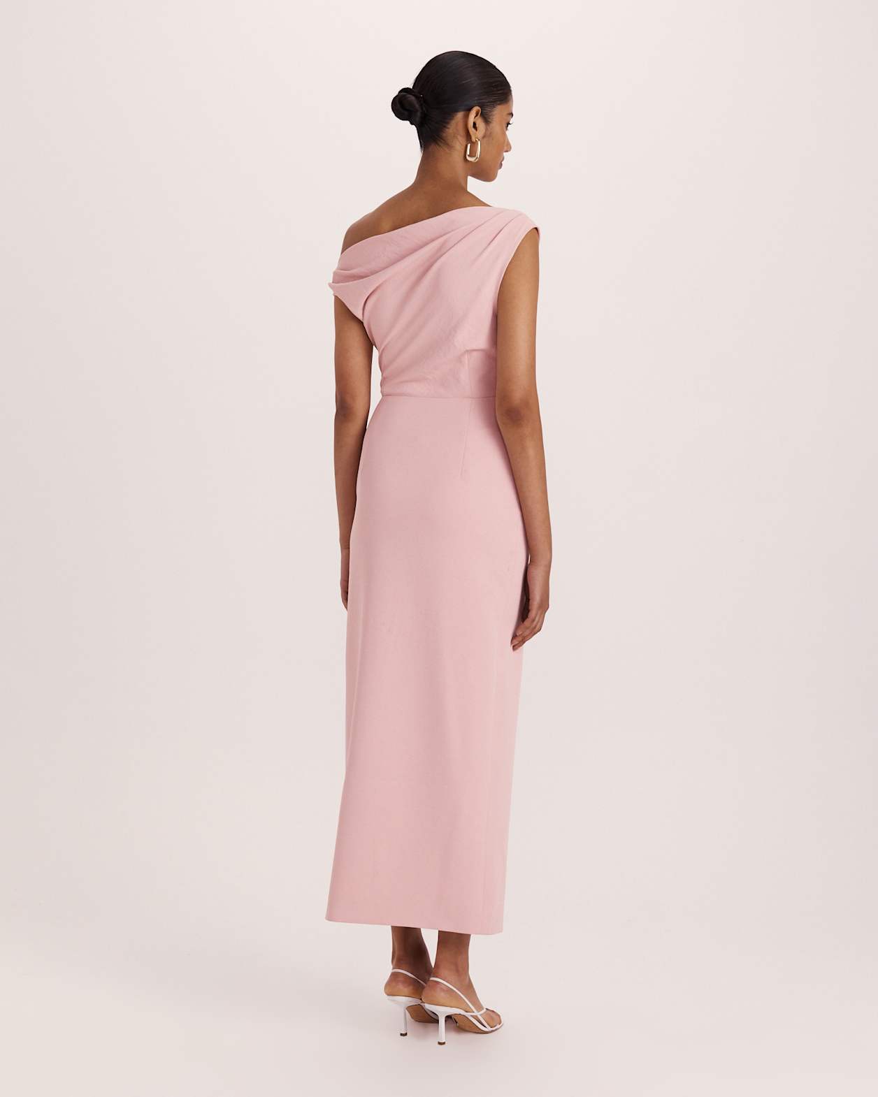 Dharma Off Shoulder Dress in ROSE