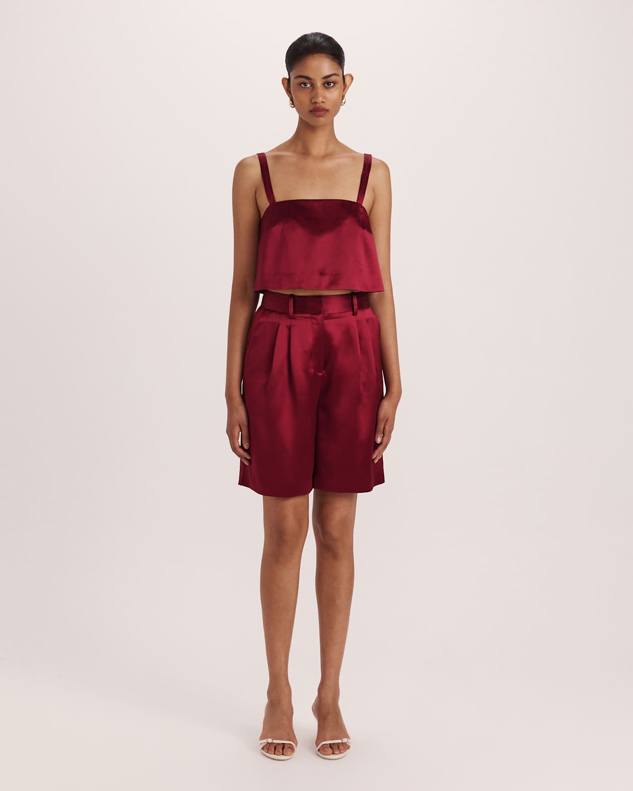 Sallee Satin Short in RASPBERRY