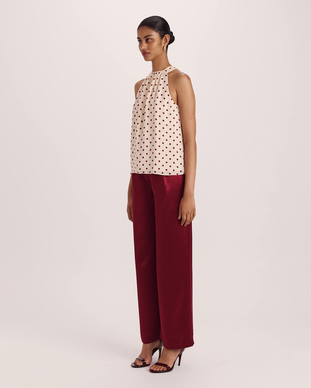 Tilda Silk Sleeveless Top in MULTI