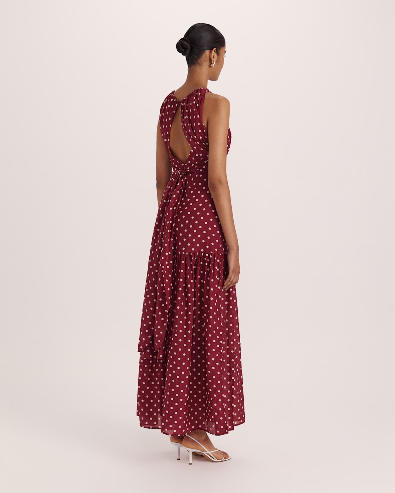 Tilda Silk Cotton Maxi Dress in MULTI