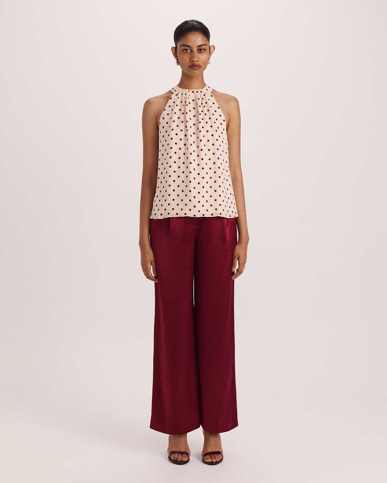Tilda Silk Sleeveless Top in MULTI