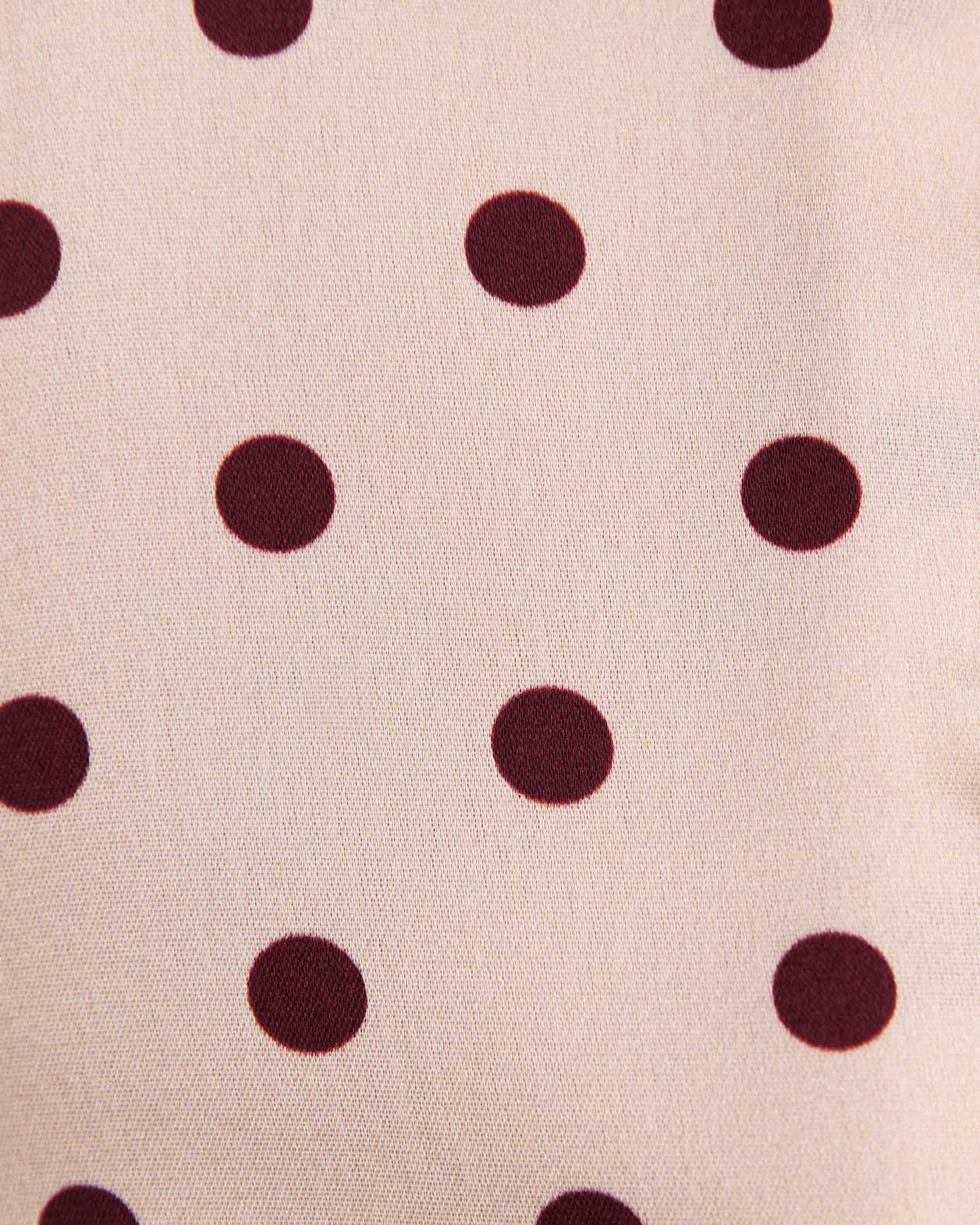 Tilda Spot Shirt in RED MULTI