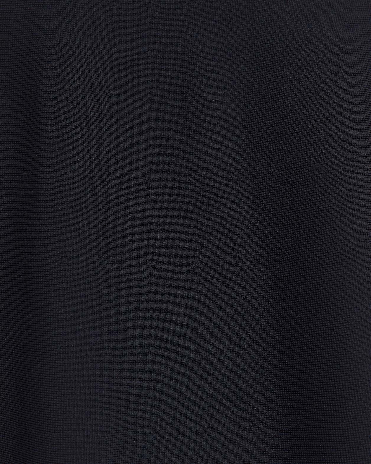 Mia Milano Knit Flared Skirt in BLACK