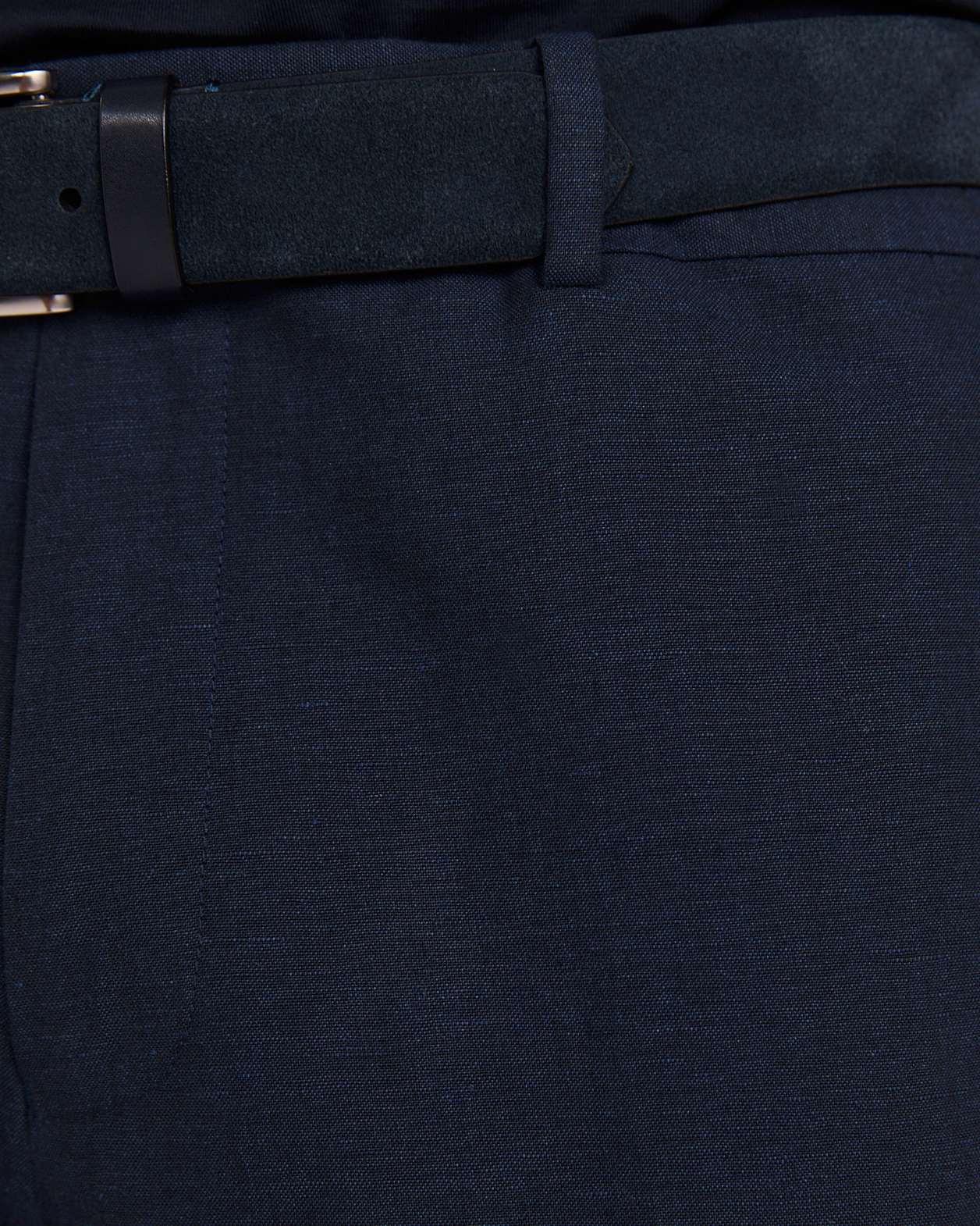 Elias Linen Cotton Pant in NAVY
