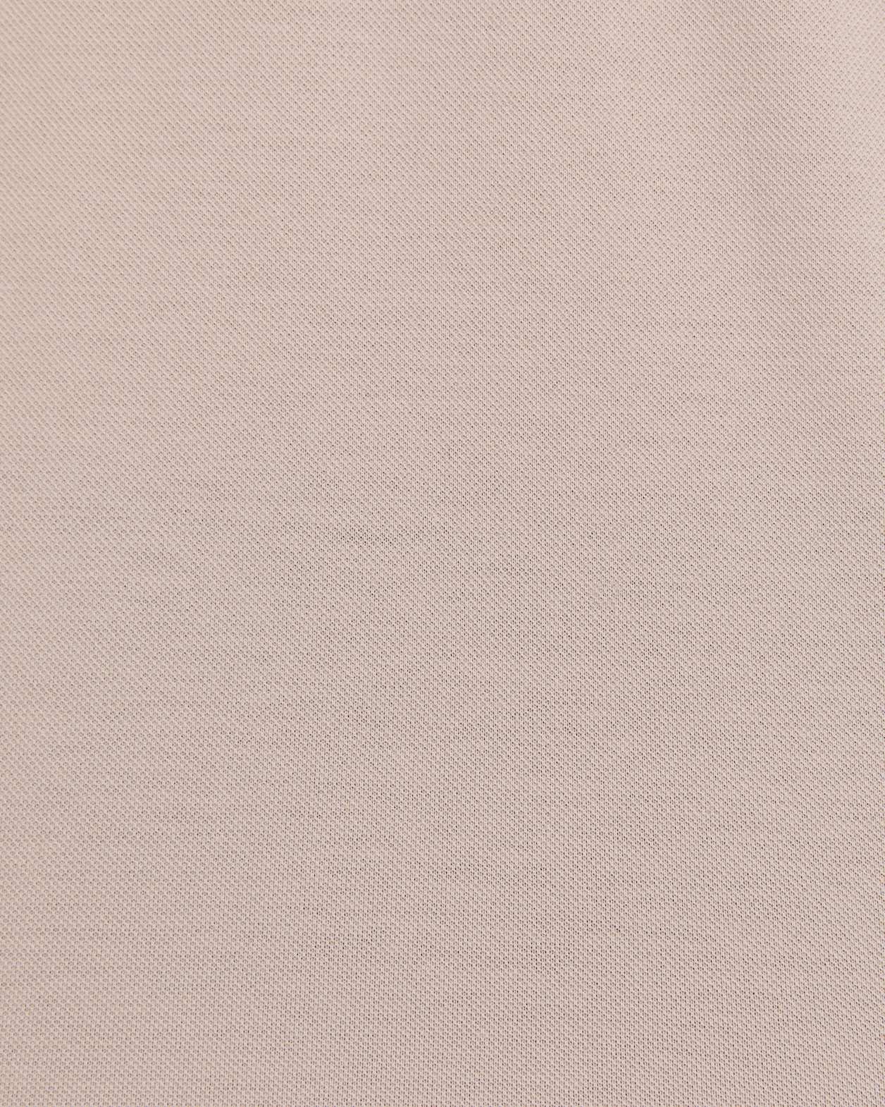 Andy Tipped Cotton Polo in DUNE