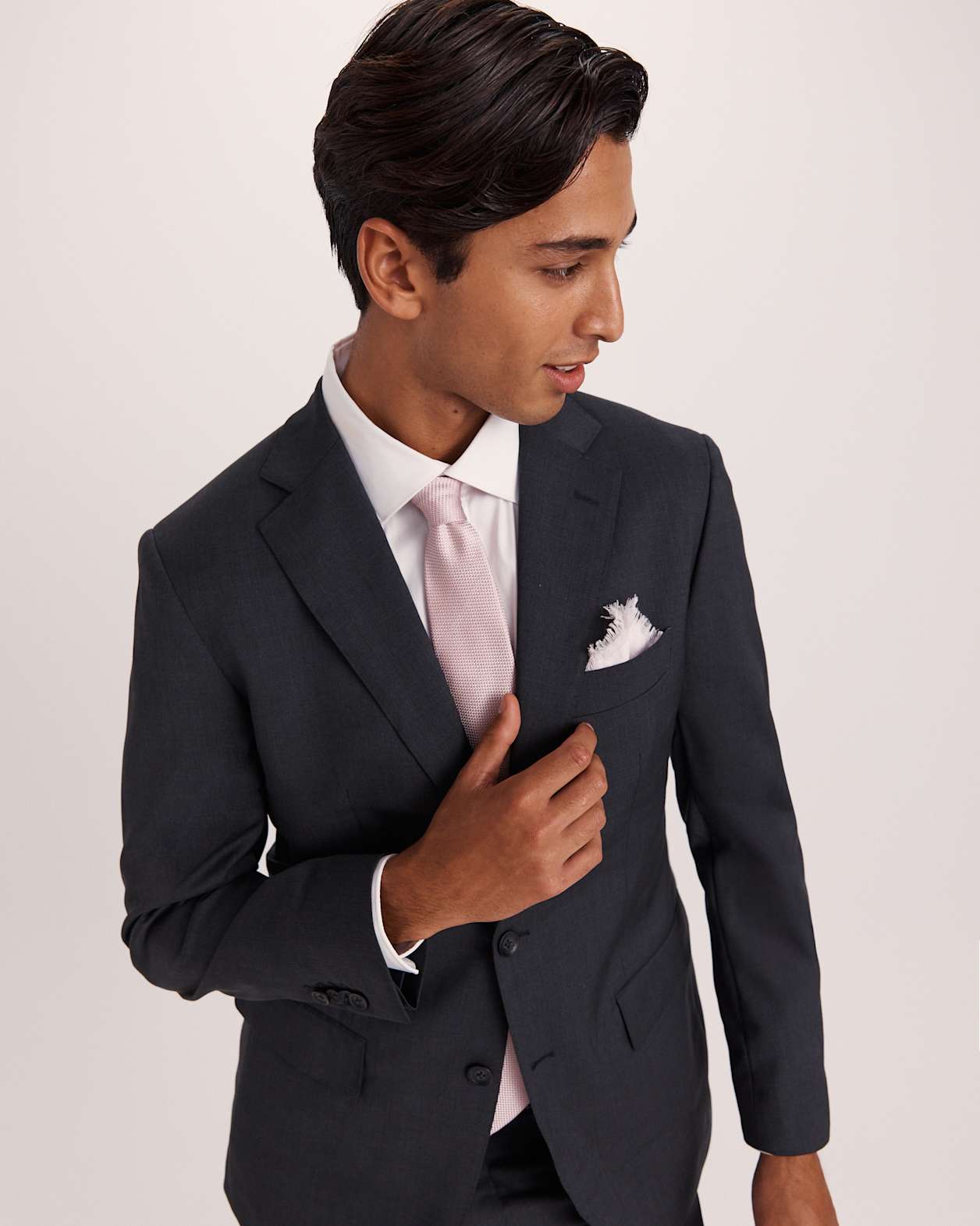 Sorkin Italian Wool Suit Jacket in CHARCOAL