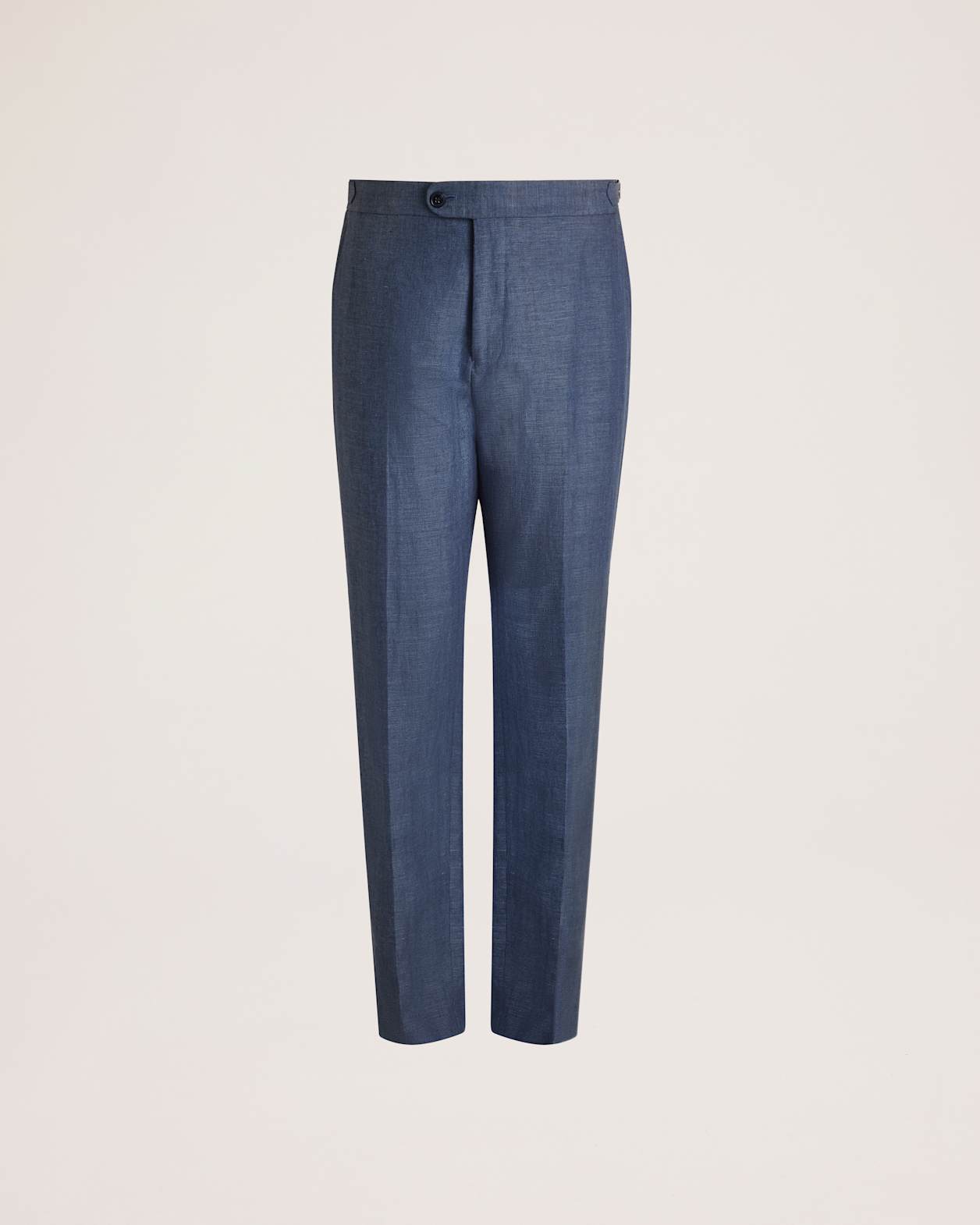 Lucian Cotton Linen Suit Pant in STEEL
