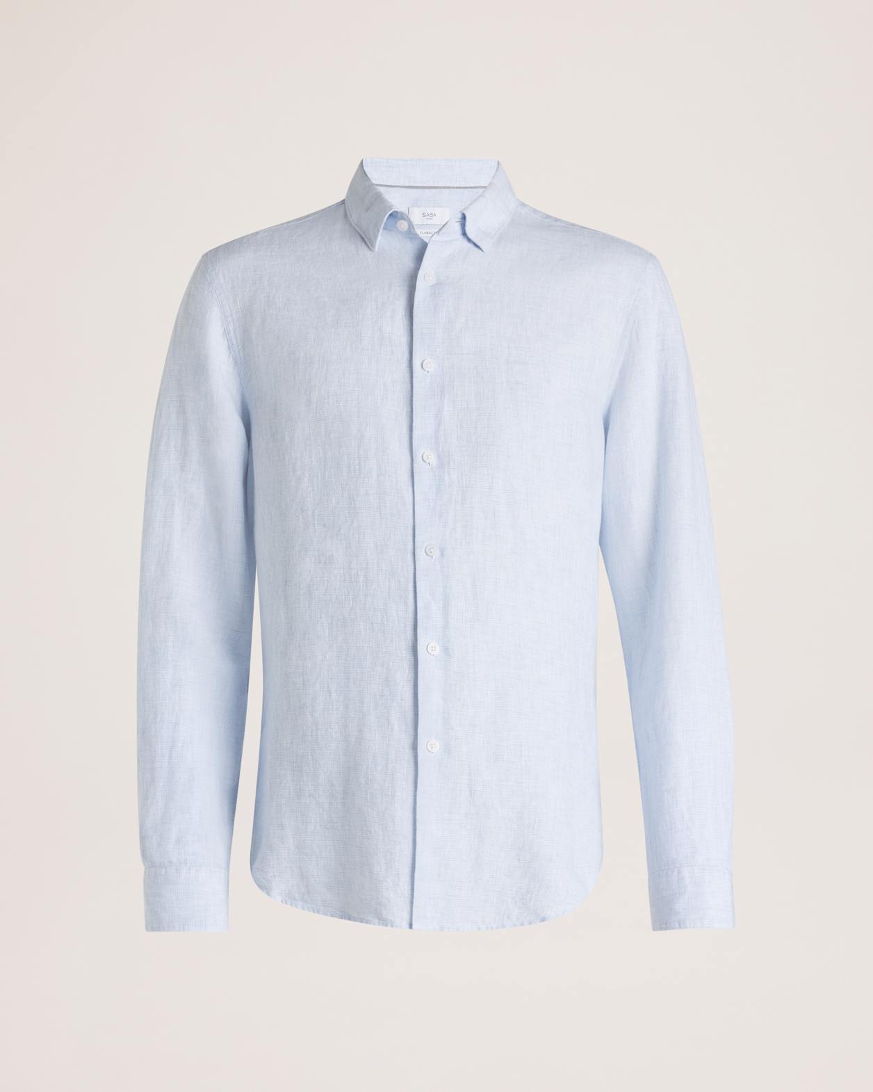Anderson Classic Yarn Dyed Linen Shirt in CHAMBRAY