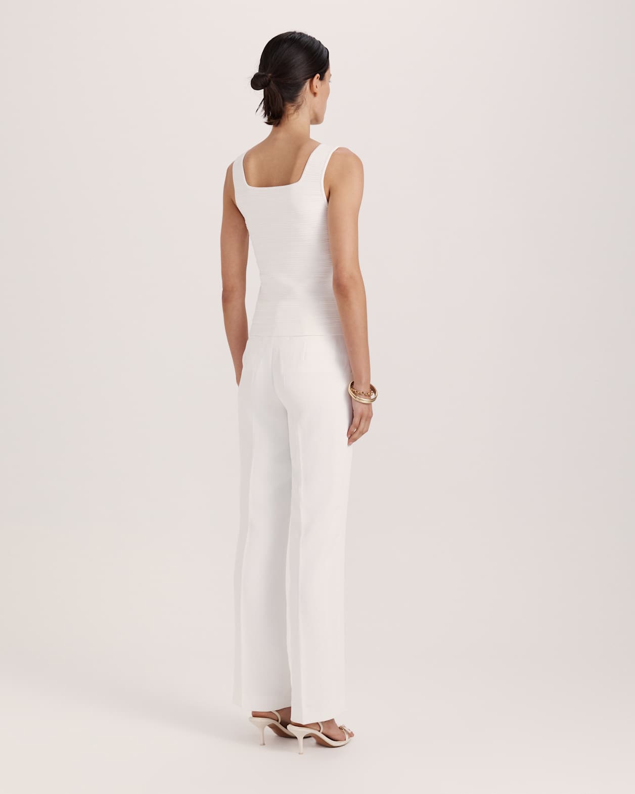 Vicky Milano Knit Tank in IVORY