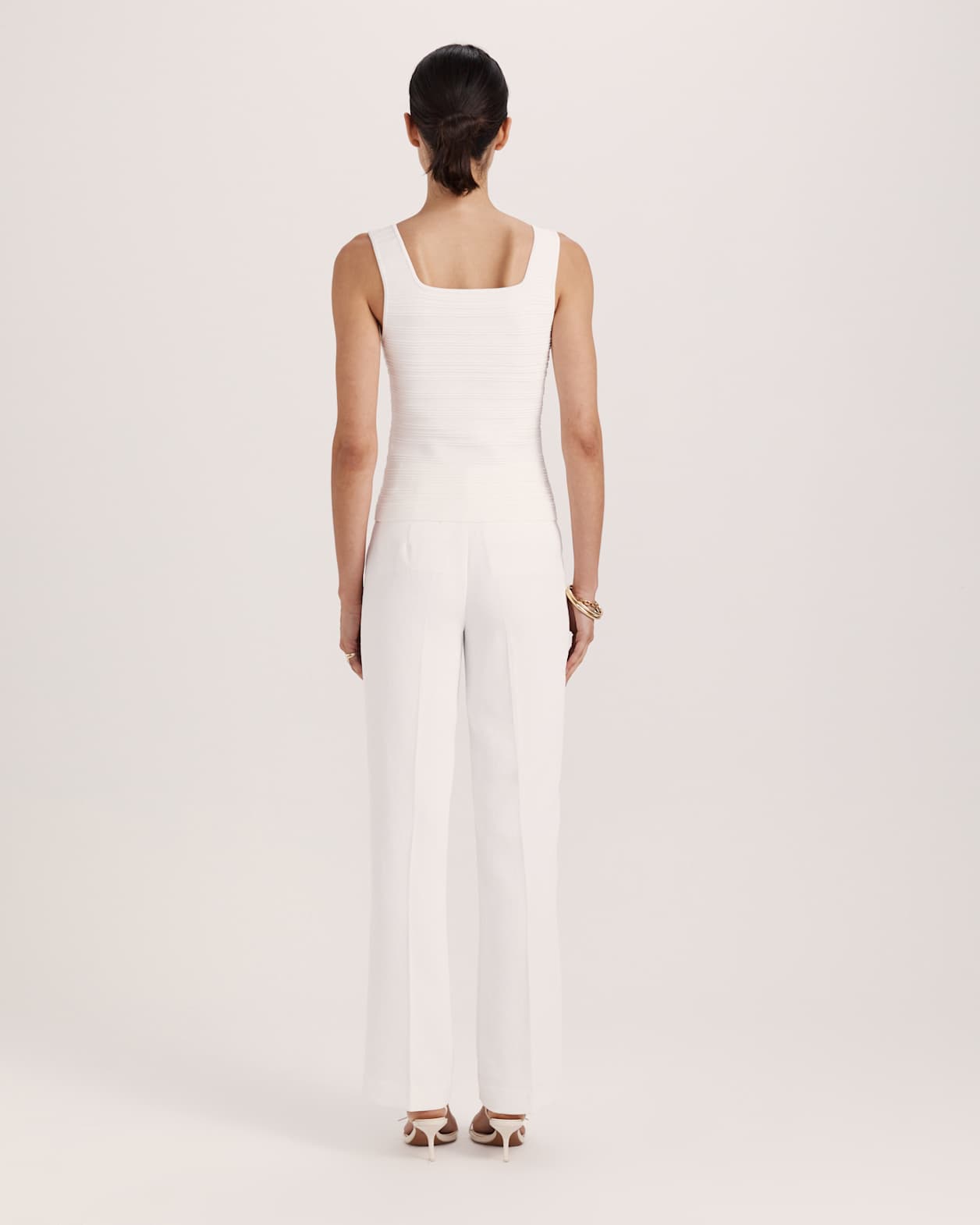 Vicky Milano Knit Tank in IVORY