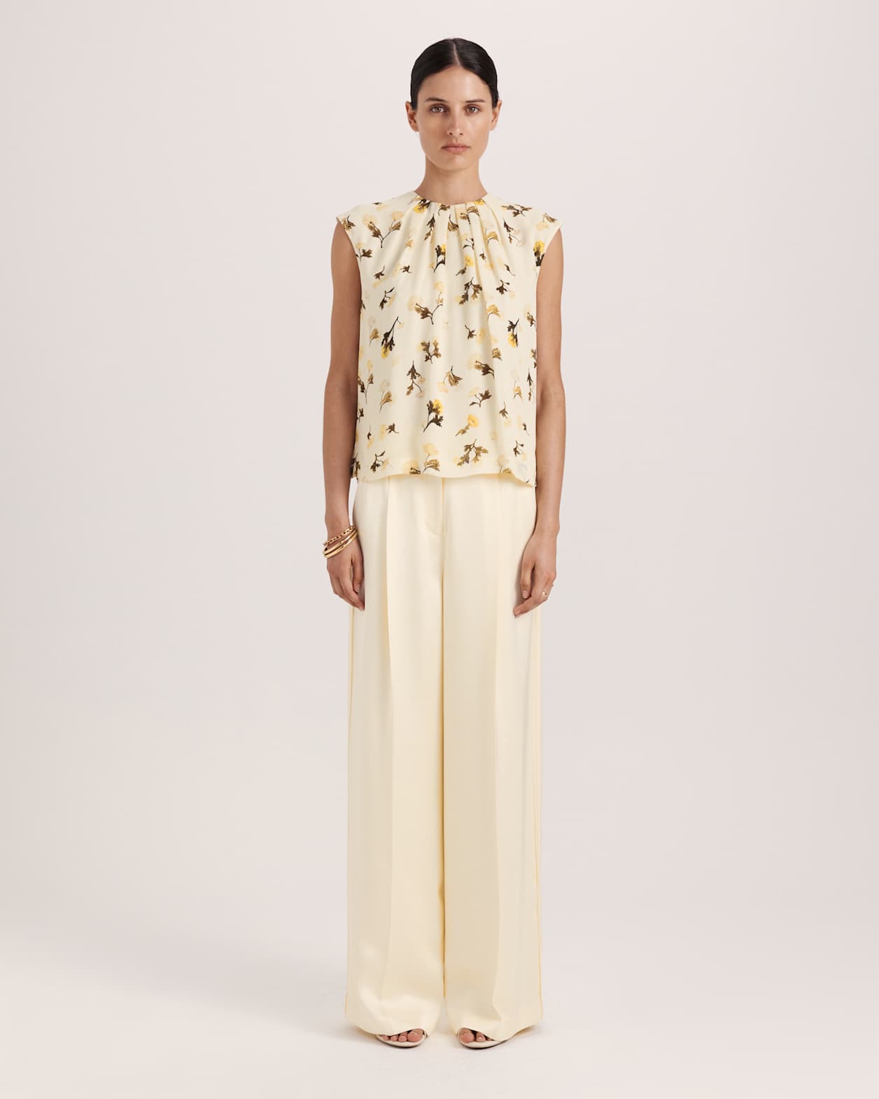 Chandelier Silk Top in MULTI