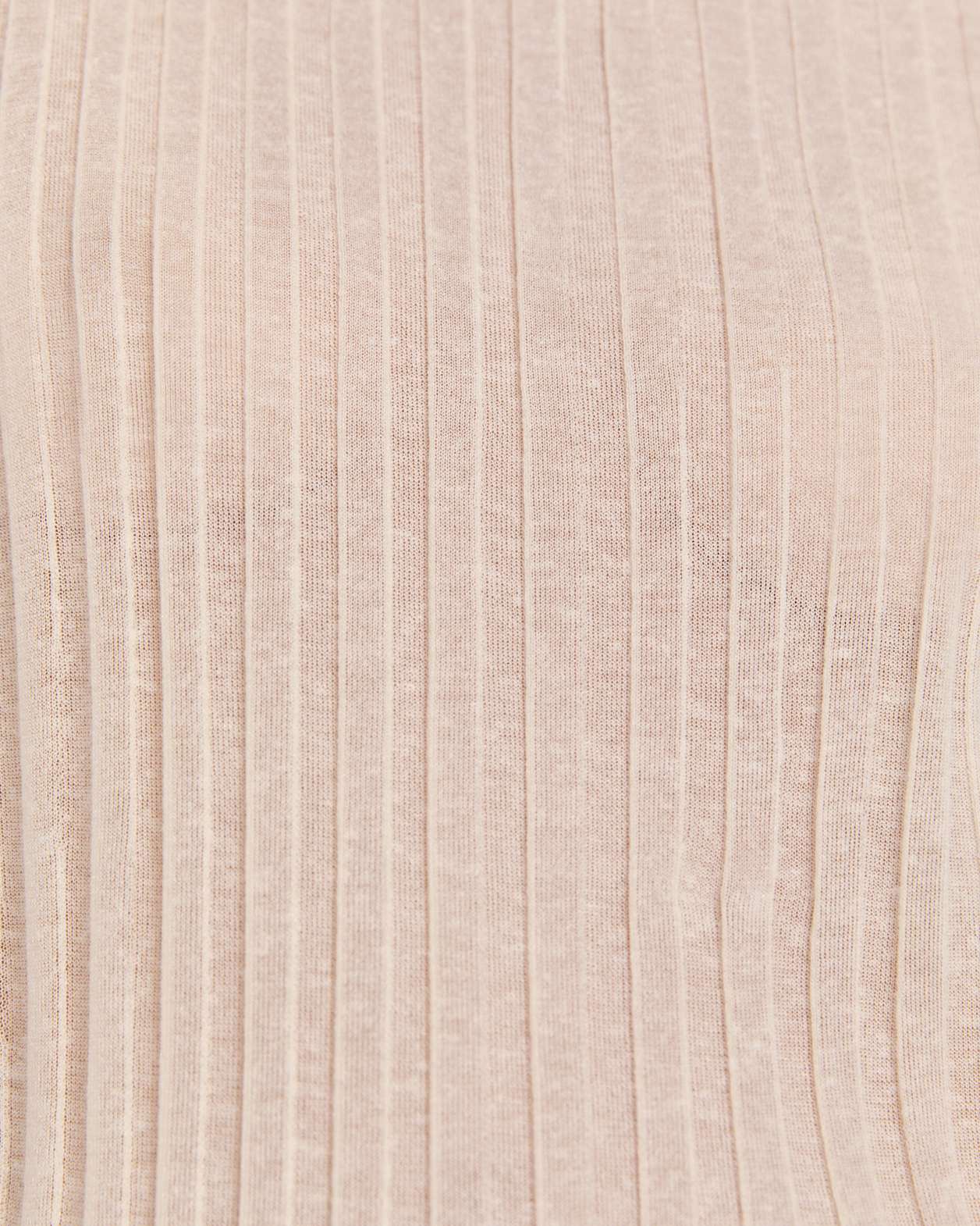 Sheer Knit Rib Tank in PALE LEMON