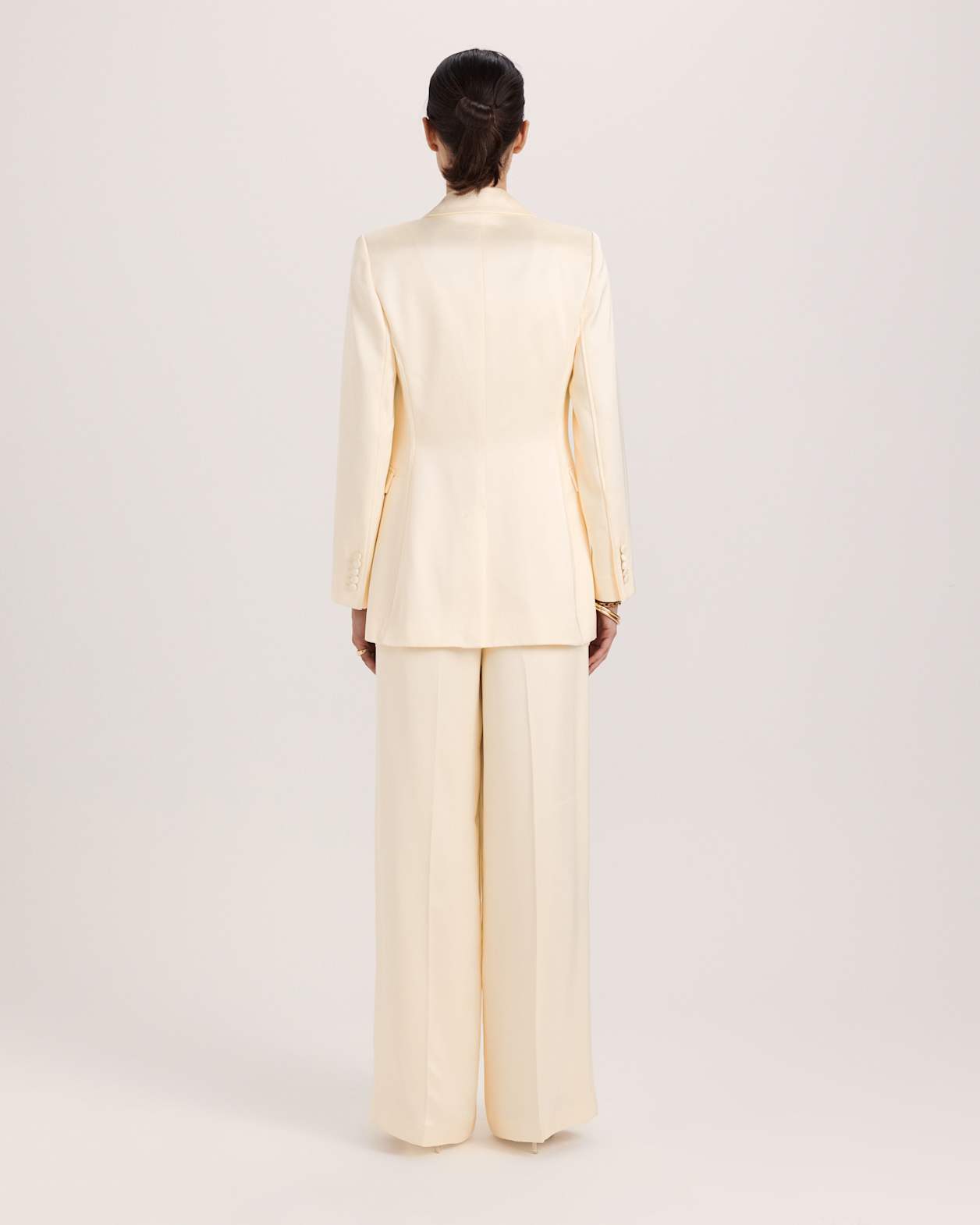 Nevine Contour Blazer in PALE LEMON
