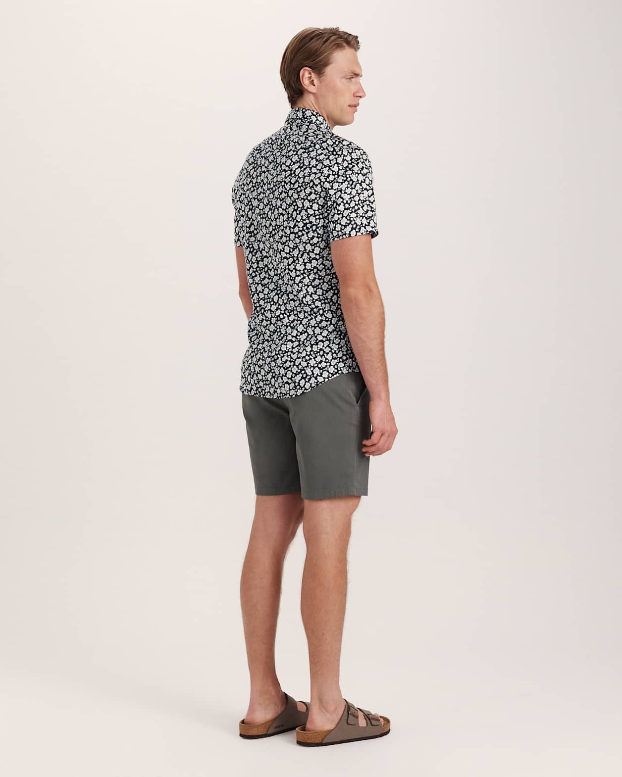 Zeus Short Sleeve Print Shirt in BLACK MULTI